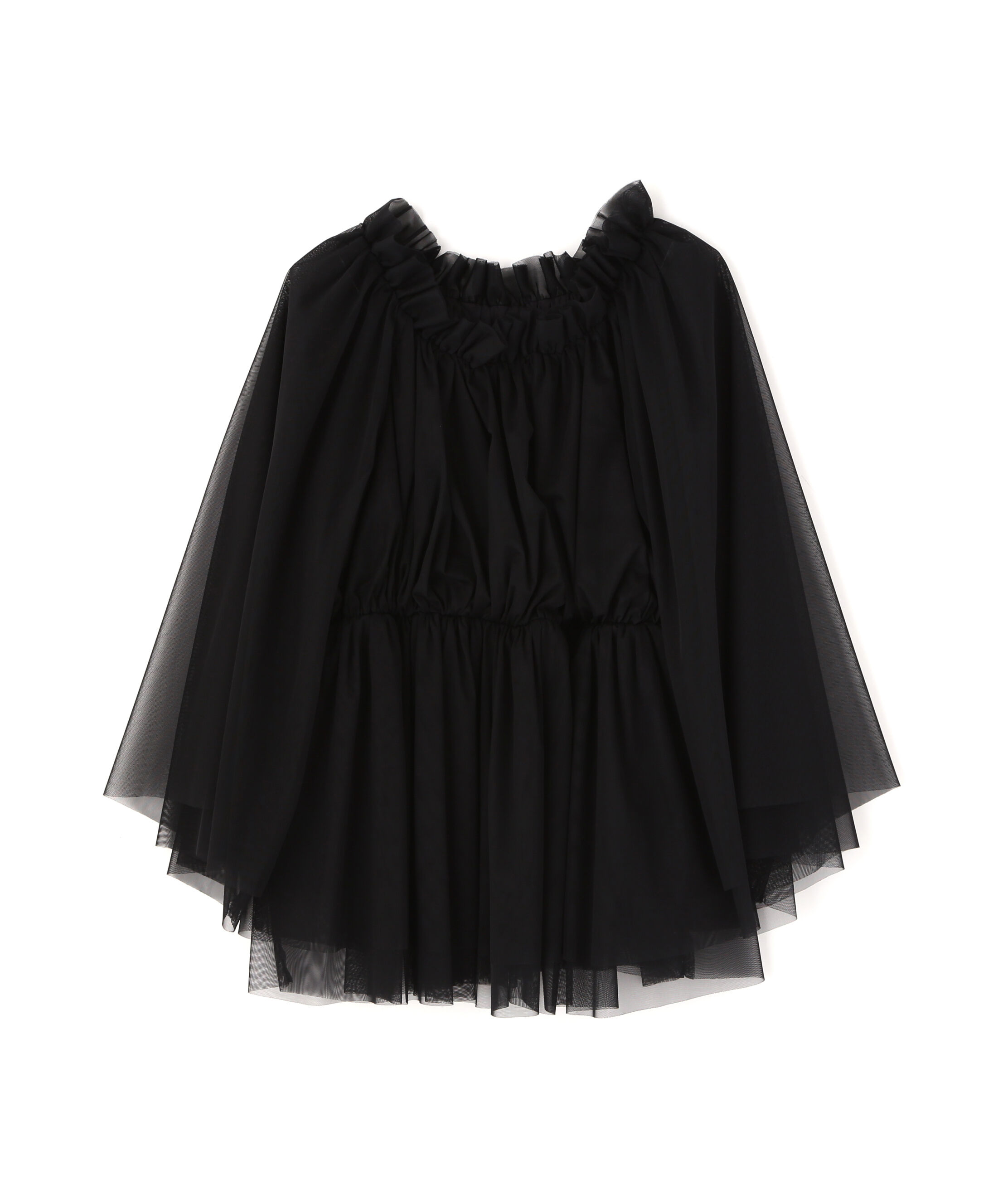 PROPORTION BODY DRESSING「＜明日香さんコラボ＞チュールスリーブフレアブラウス　26SS」|シャツ・ブラウス|