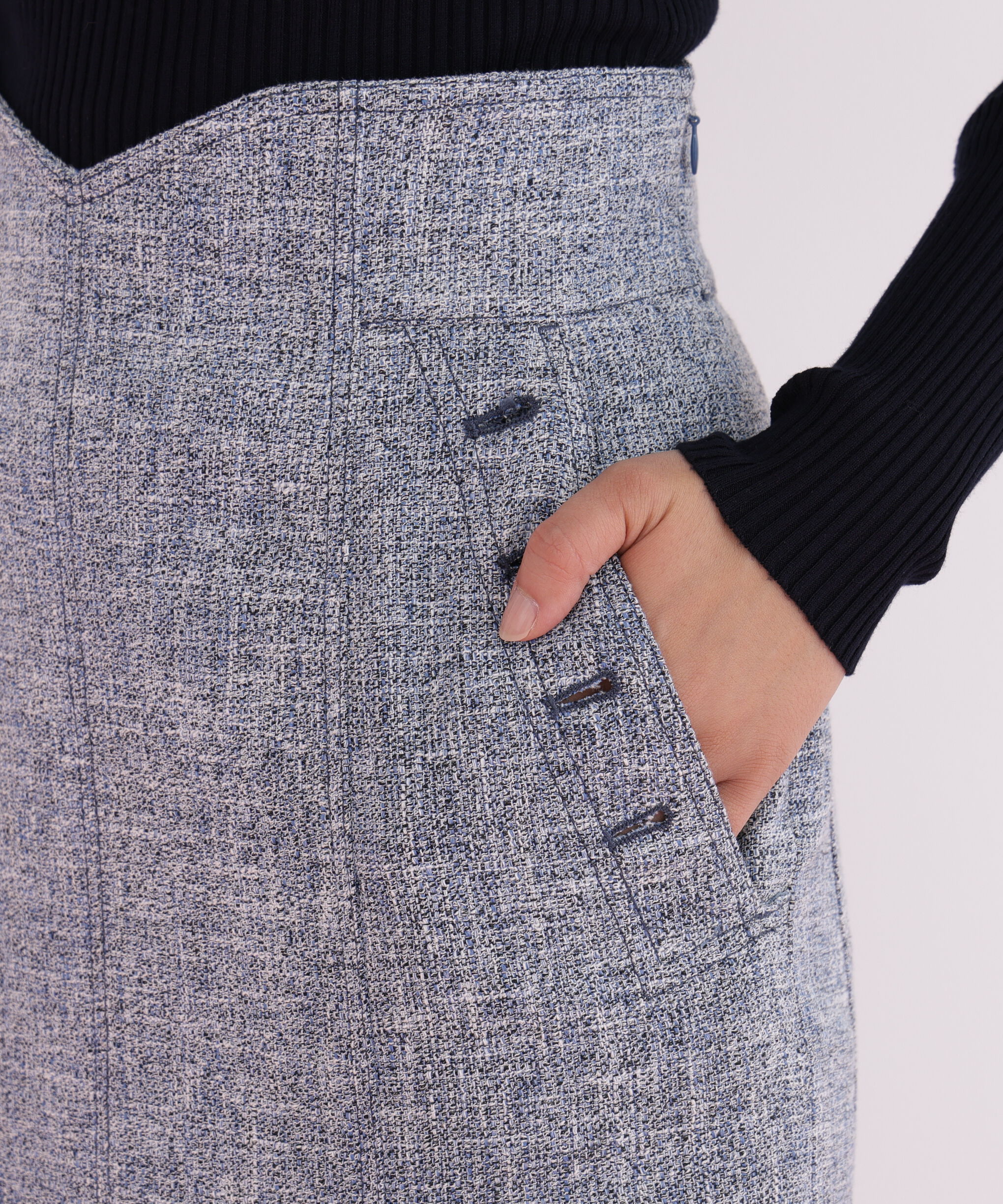  「ミックスブッチャーマーメイドスカート」|スカート|