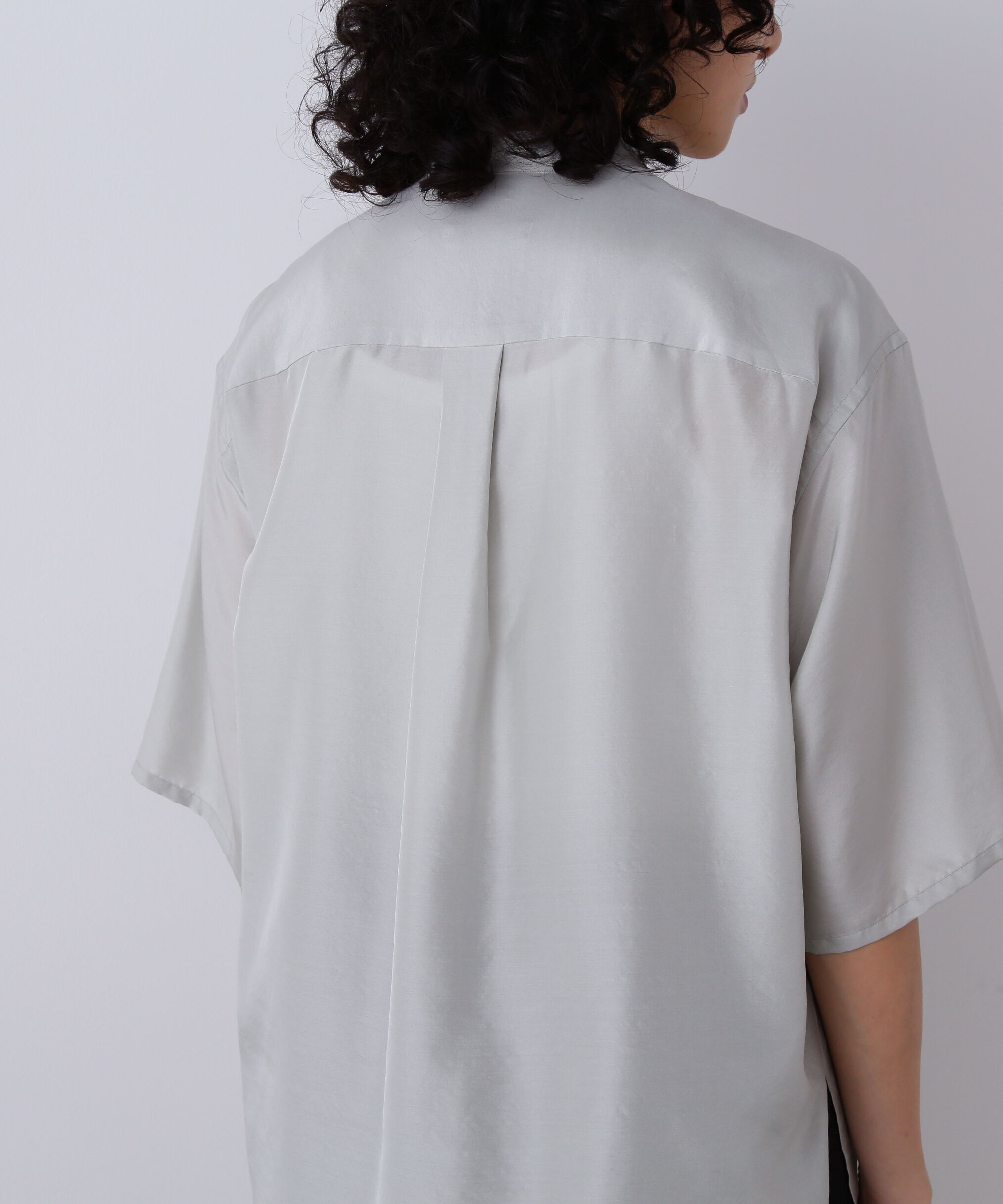 YLEVE 「YLEVE / SILK HABUTAE SHORT SLEEVE SHIRT」|シャツ・ブラウス|