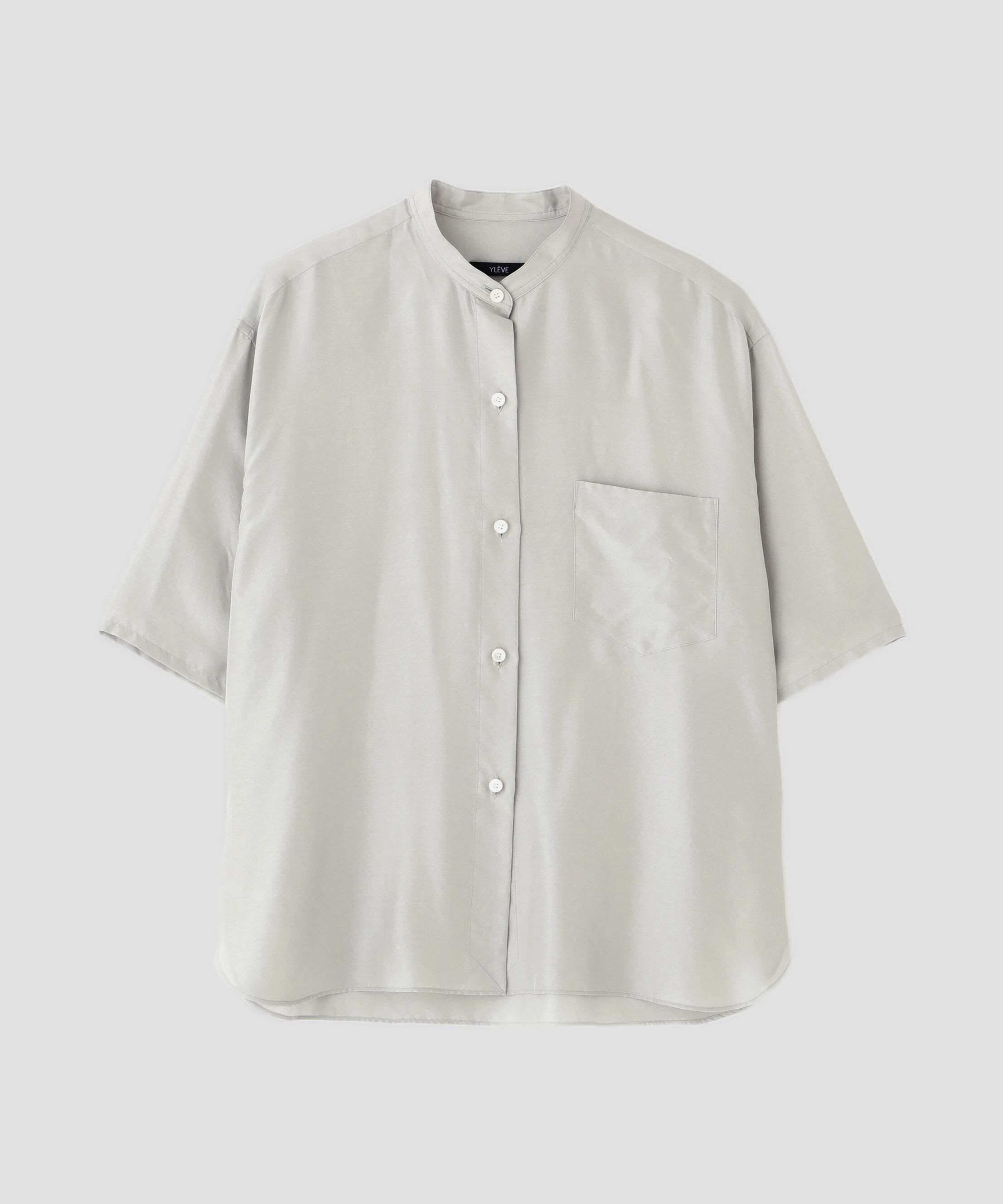 YLEVE 「YLEVE / SILK HABUTAE SHORT SLEEVE SHIRT」|シャツ・ブラウス|