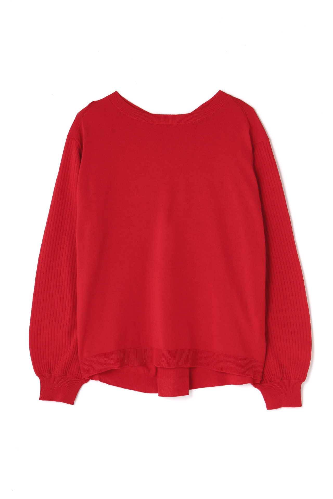  「ハイゲージリヨセル混プルオーバーニット」|ニット・セーター|