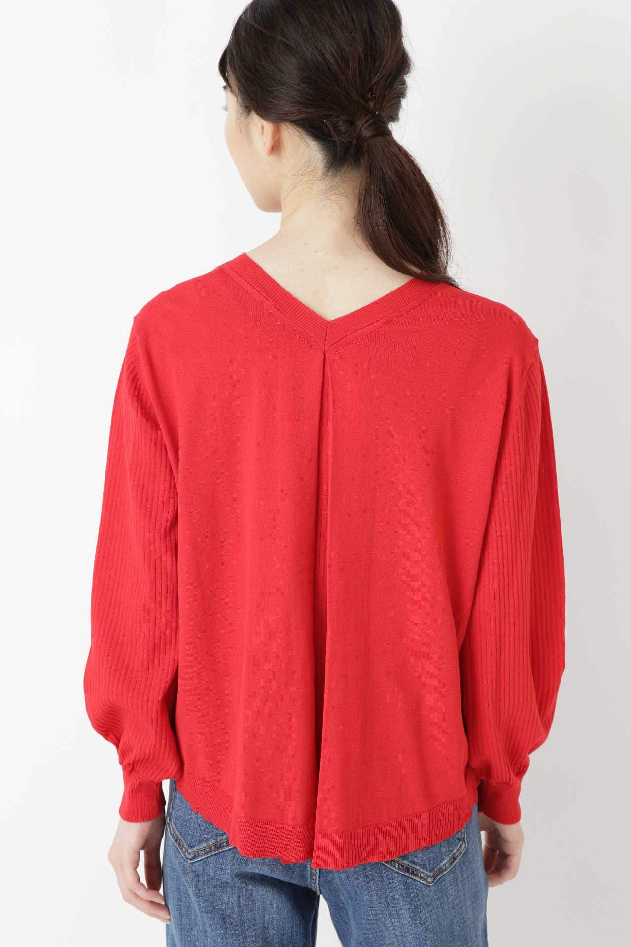  「ハイゲージリヨセル混プルオーバーニット」|ニット・セーター|