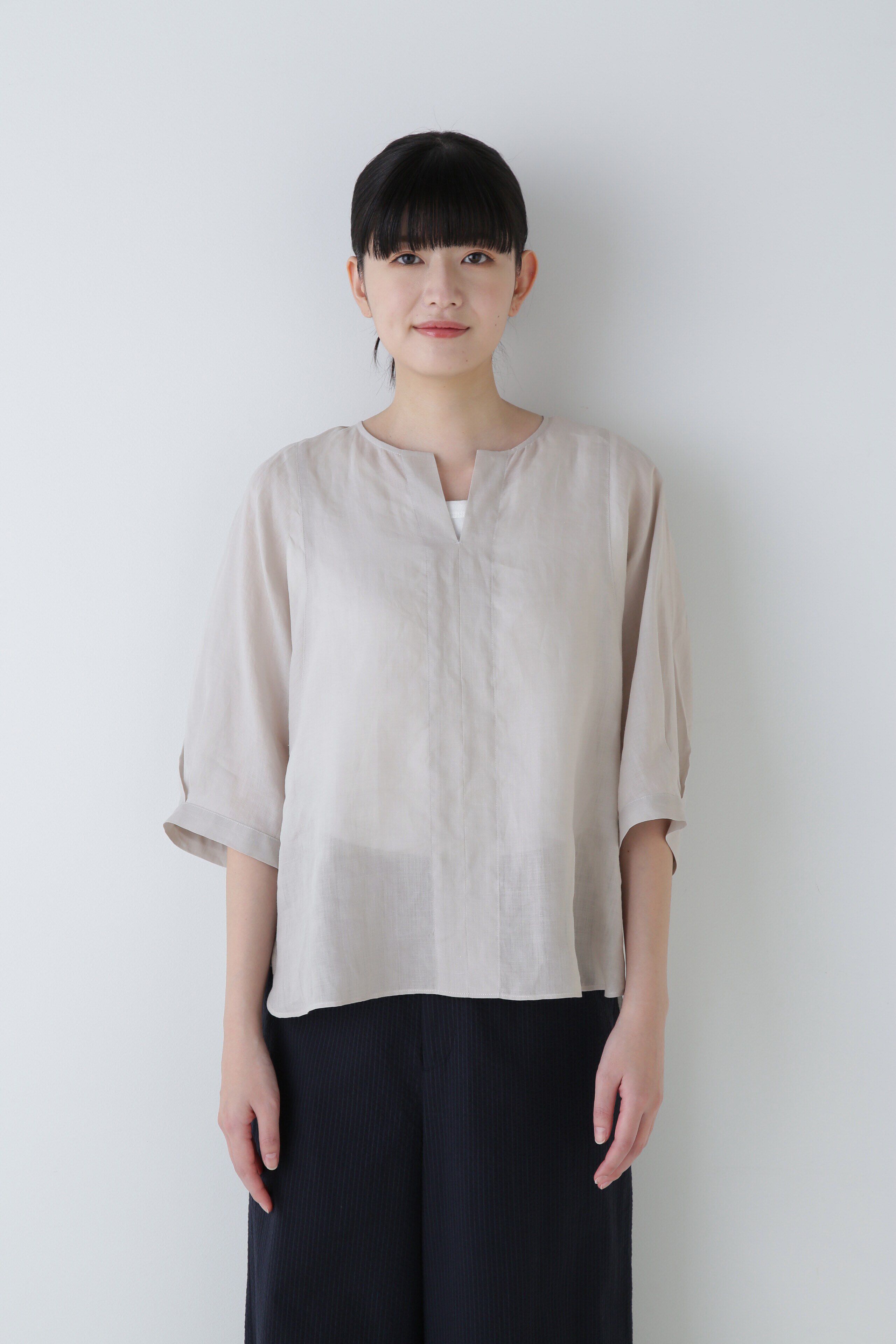  「◆１６０／１ラミープルオーバー」|シャツ・ブラウス|