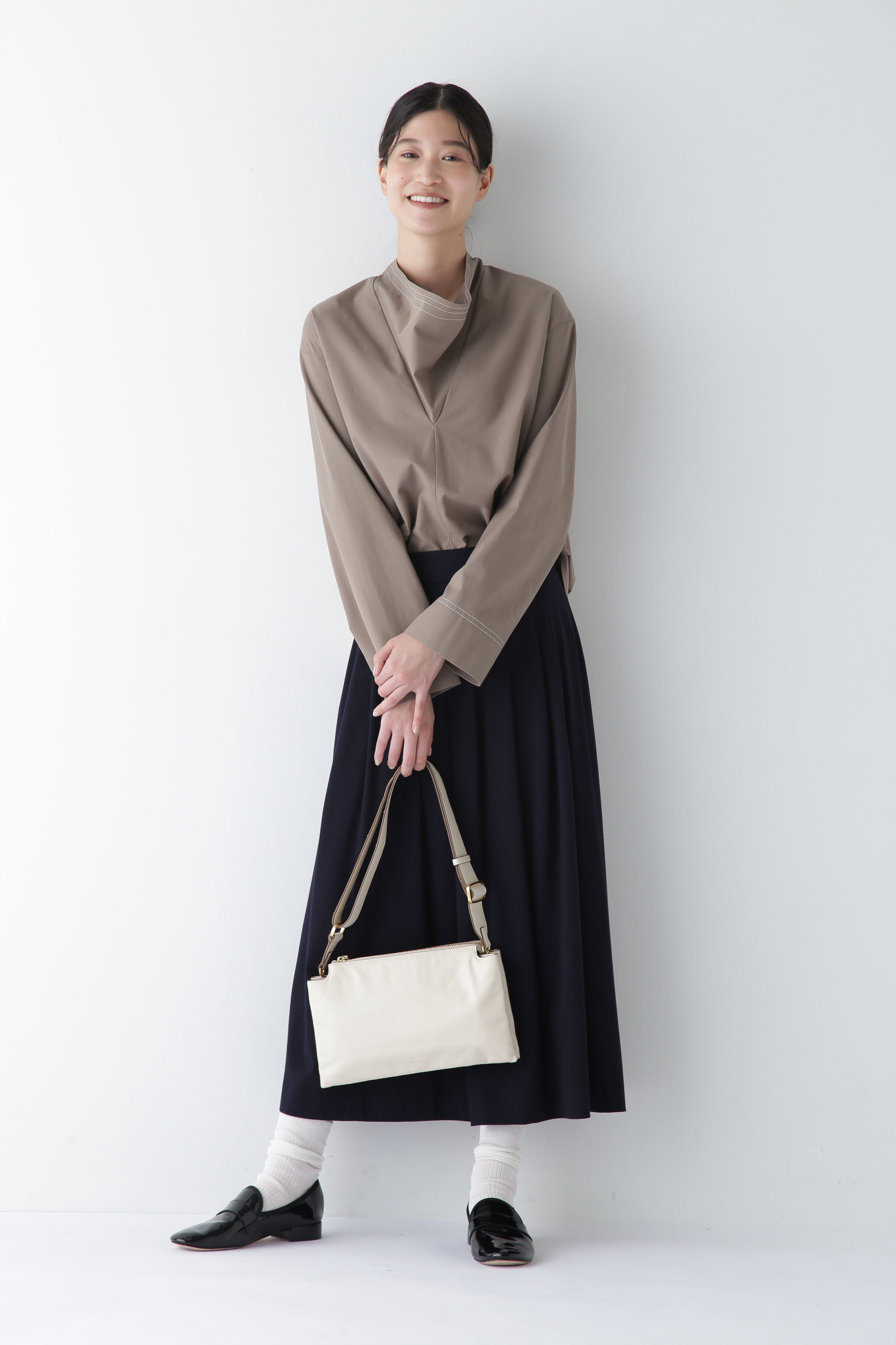  「◆OGC/キュプラバーバリーニュアンスネックプルオーバー」|シャツ・ブラウス|