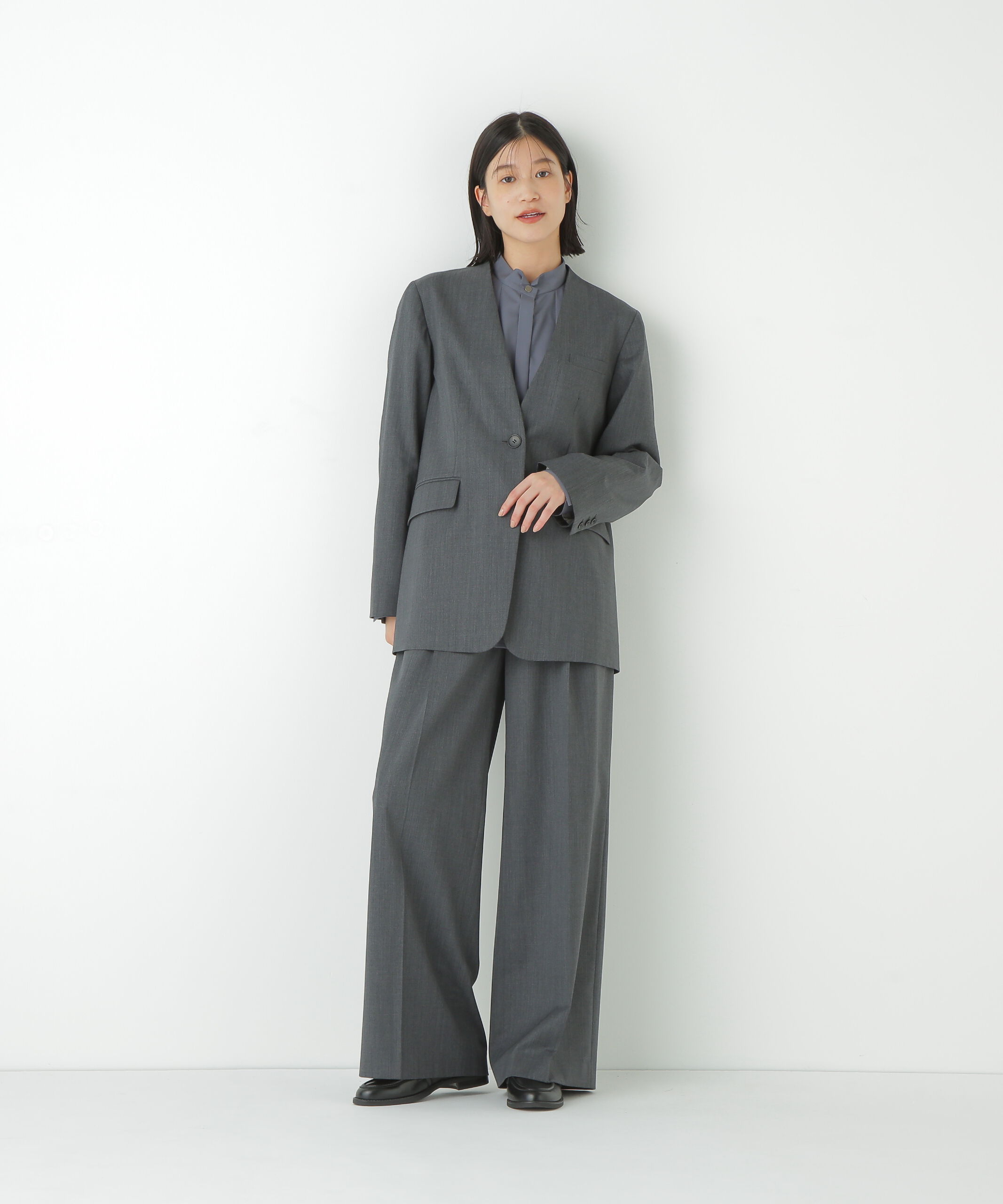  「◆Ｖネックノーカラージャケット」|その他|