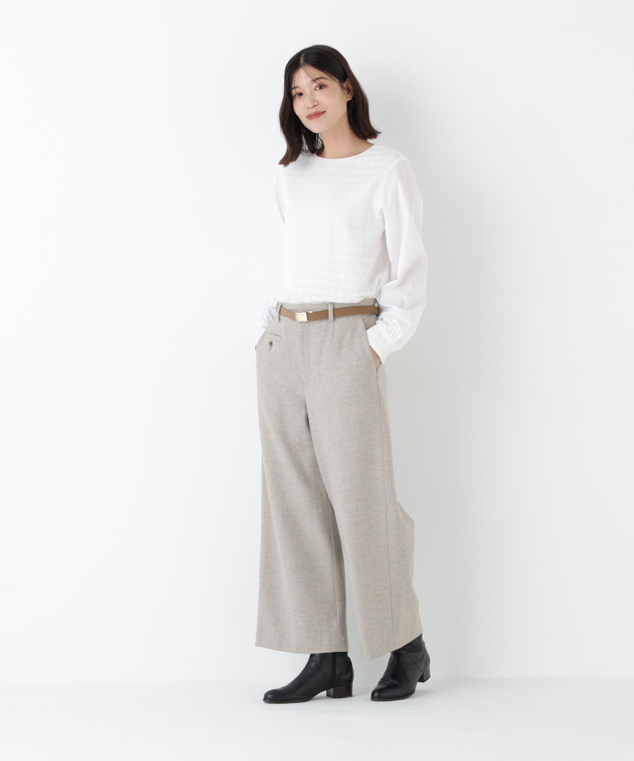  「◆レースドッキングプルオーバー」|シャツ・ブラウス|