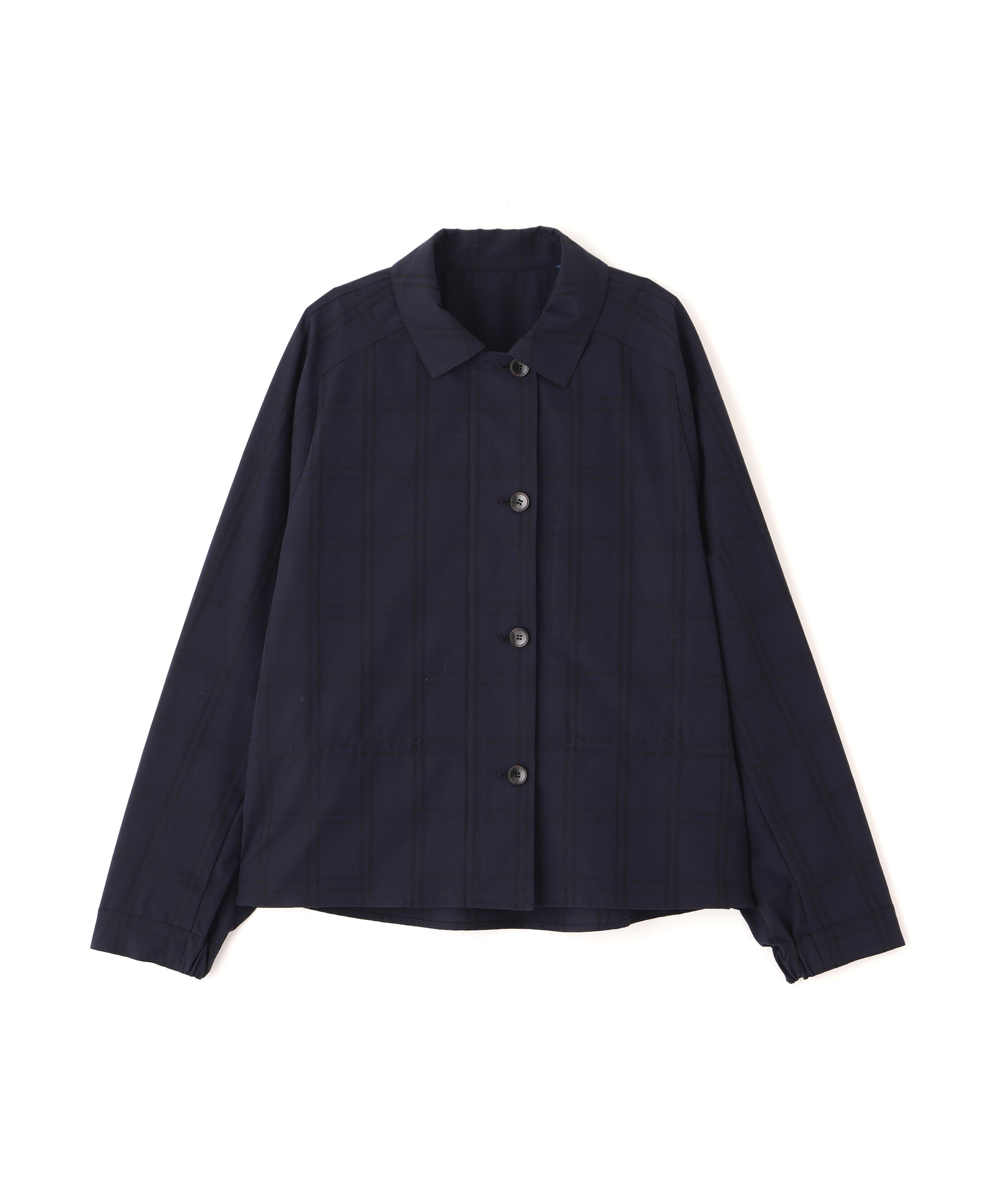  「◆先染めチェックブルゾン」|ブルゾン・スタジャン|