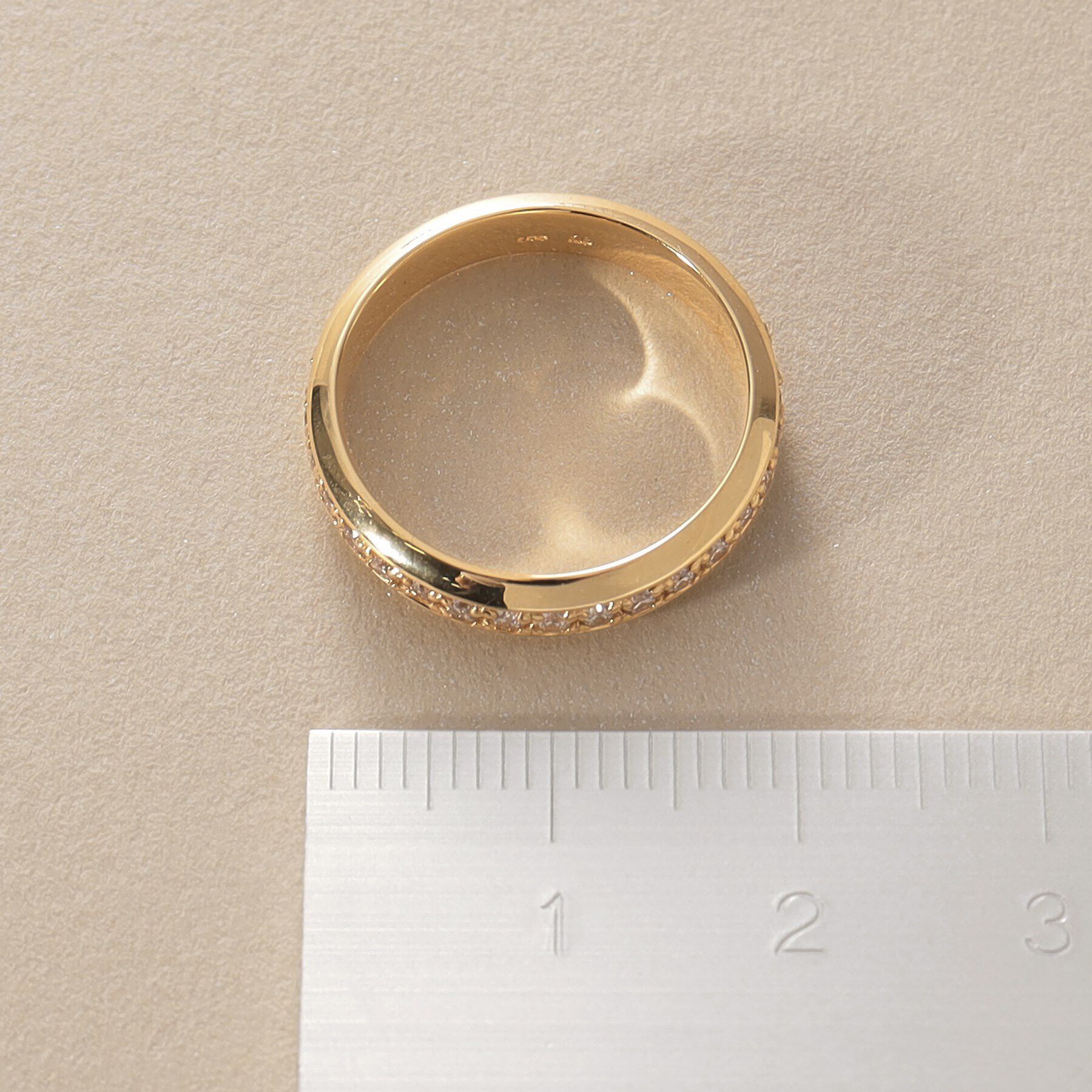 COCOSHNIK「K18ダイヤモンド アングルド リング」|リング|