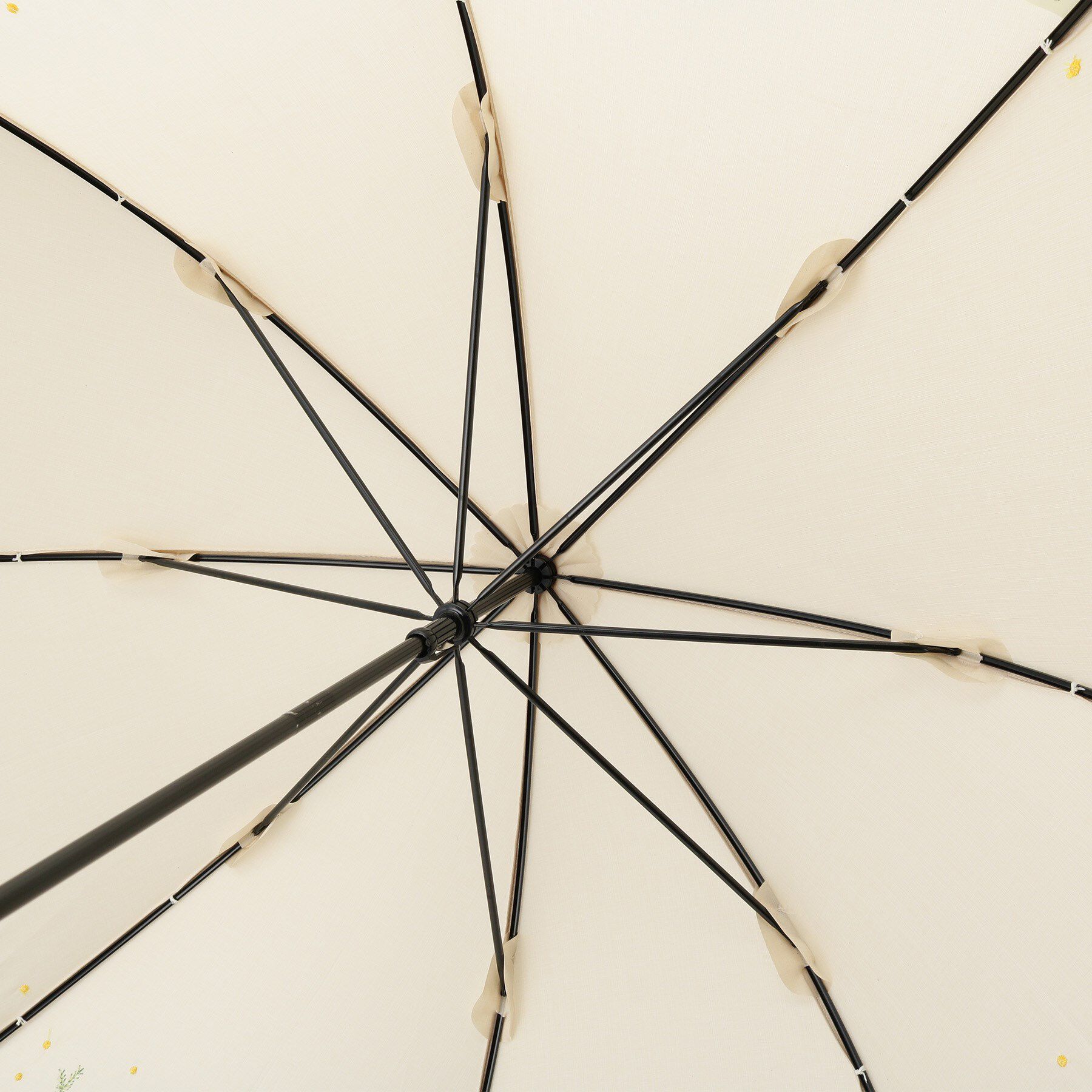 SHOO･LA･RUE「【日傘/晴雨兼用】【because】ミモザ刺繍ロングアンブレラ」|傘|