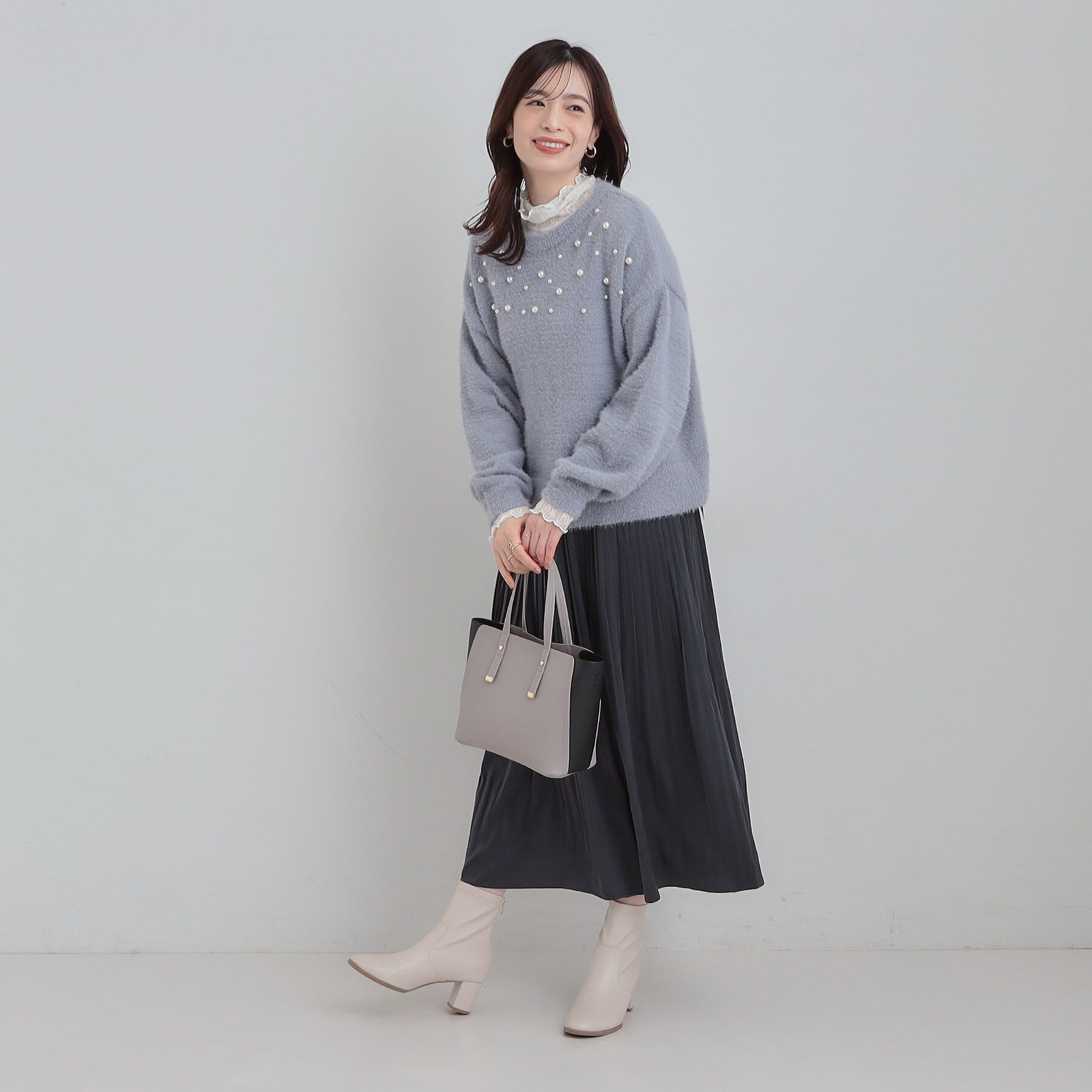 SHOO･LA･RUE「【洗濯機可】レイヤードスタイルに レース切り替えインナー」|Tシャツ・カットソー|