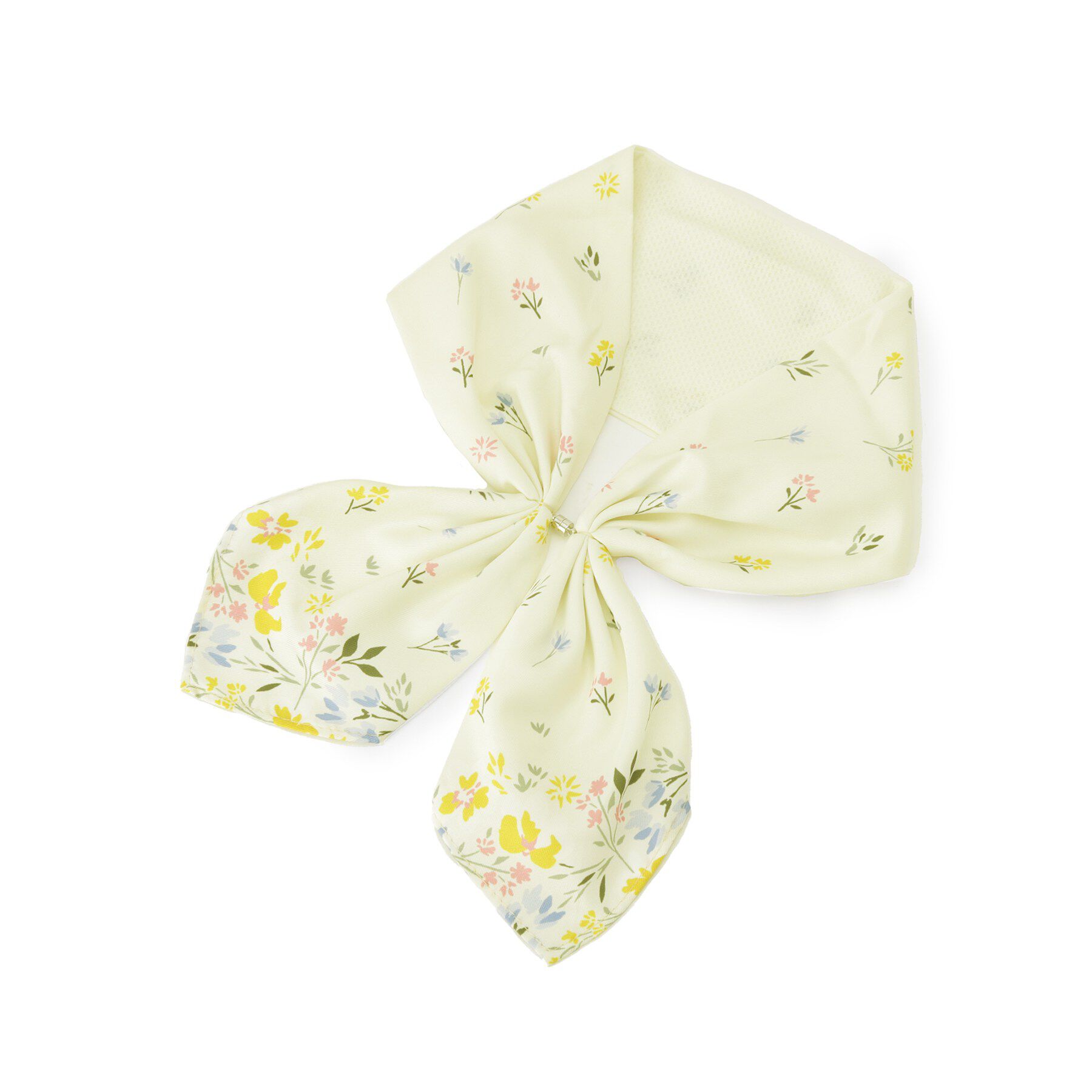 SHOO･LA･RUE「【接触冷感／UVカット】ひんやりワンタッチスカーフ」|バンダナ・スカーフ|アイボリー(404)