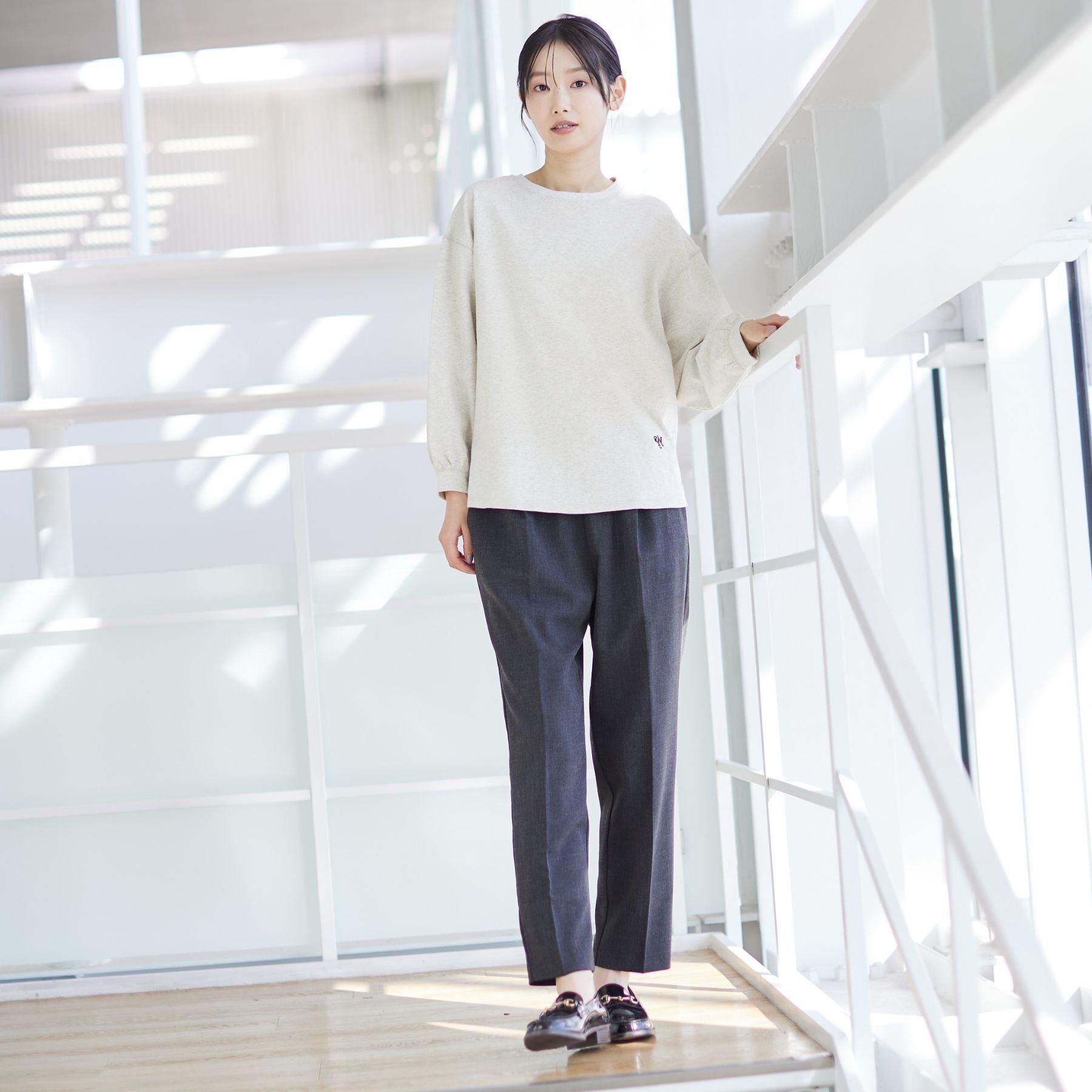 Dessin「【ウエストゴム/裏地付き】コンフォートテーパードパンツ」|その他|