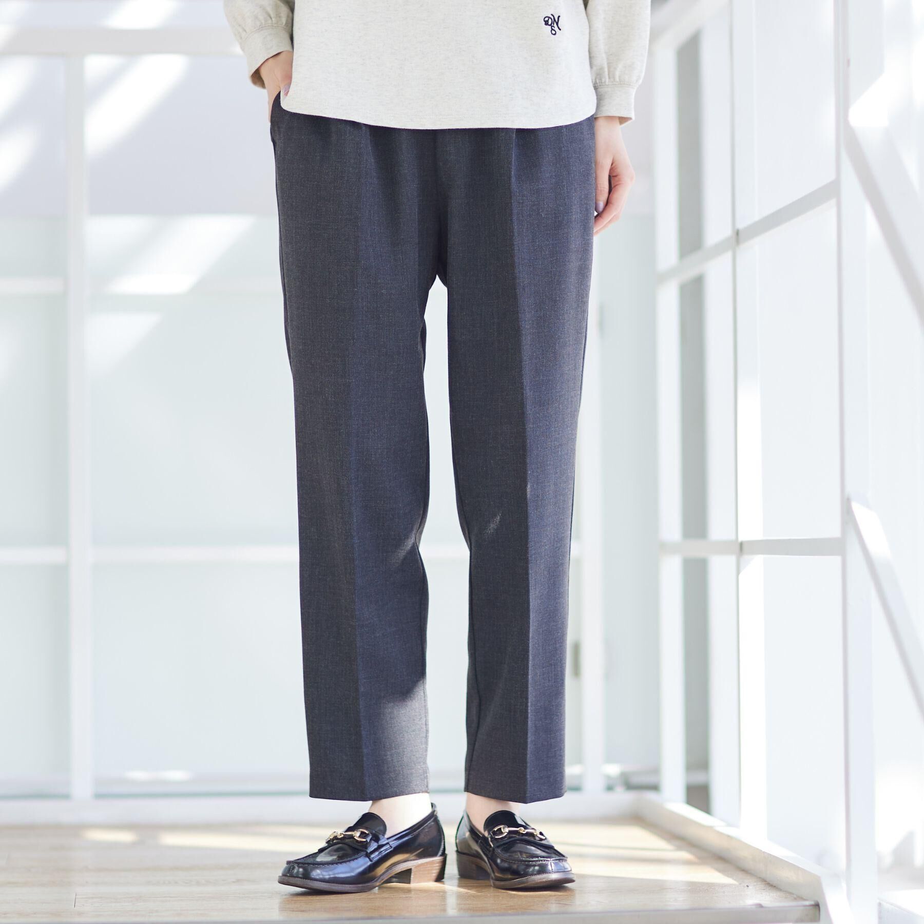 Dessin「【ウエストゴム/裏地付き】コンフォートテーパードパンツ」|その他|