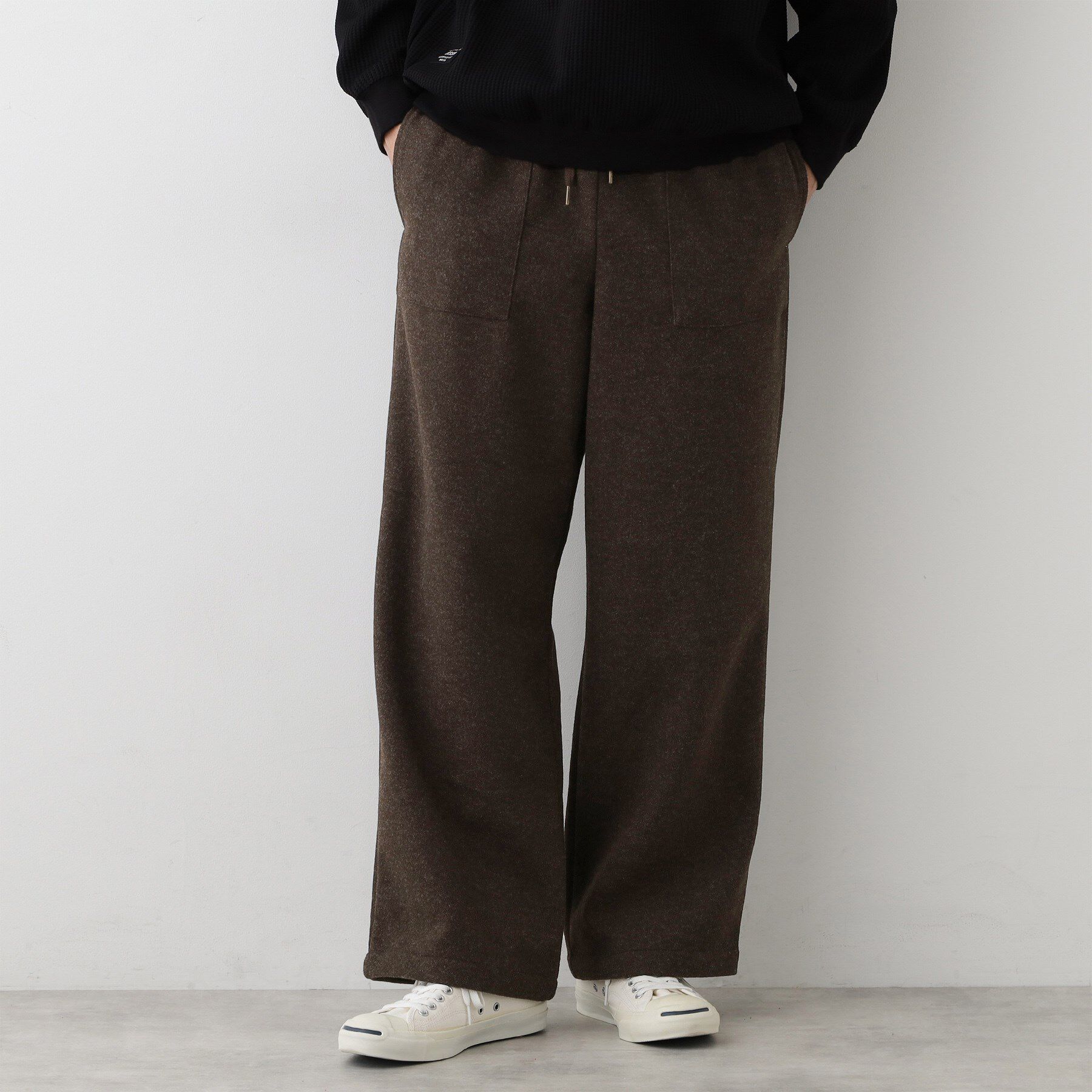 Dessin「【ウエストゴム/洗える】メルトンジャージパンツ」|その他|