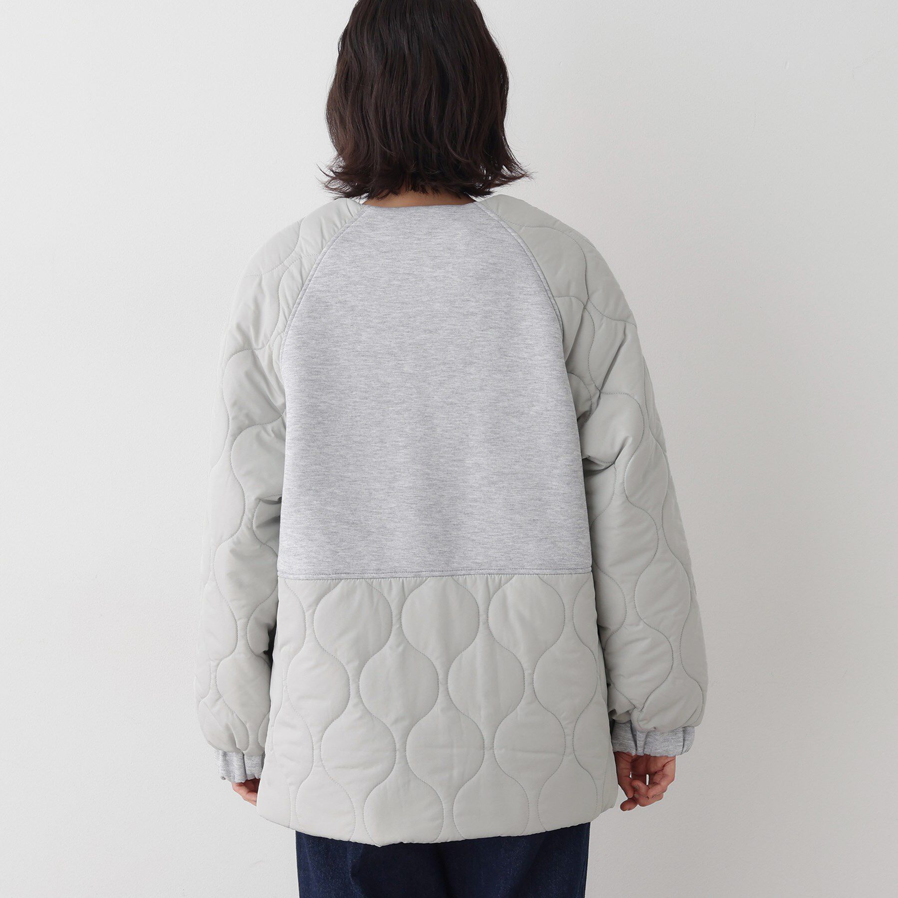 Dessin「【洗える】ダンボールコンビノーカラーコート」|ノーカラーコート|