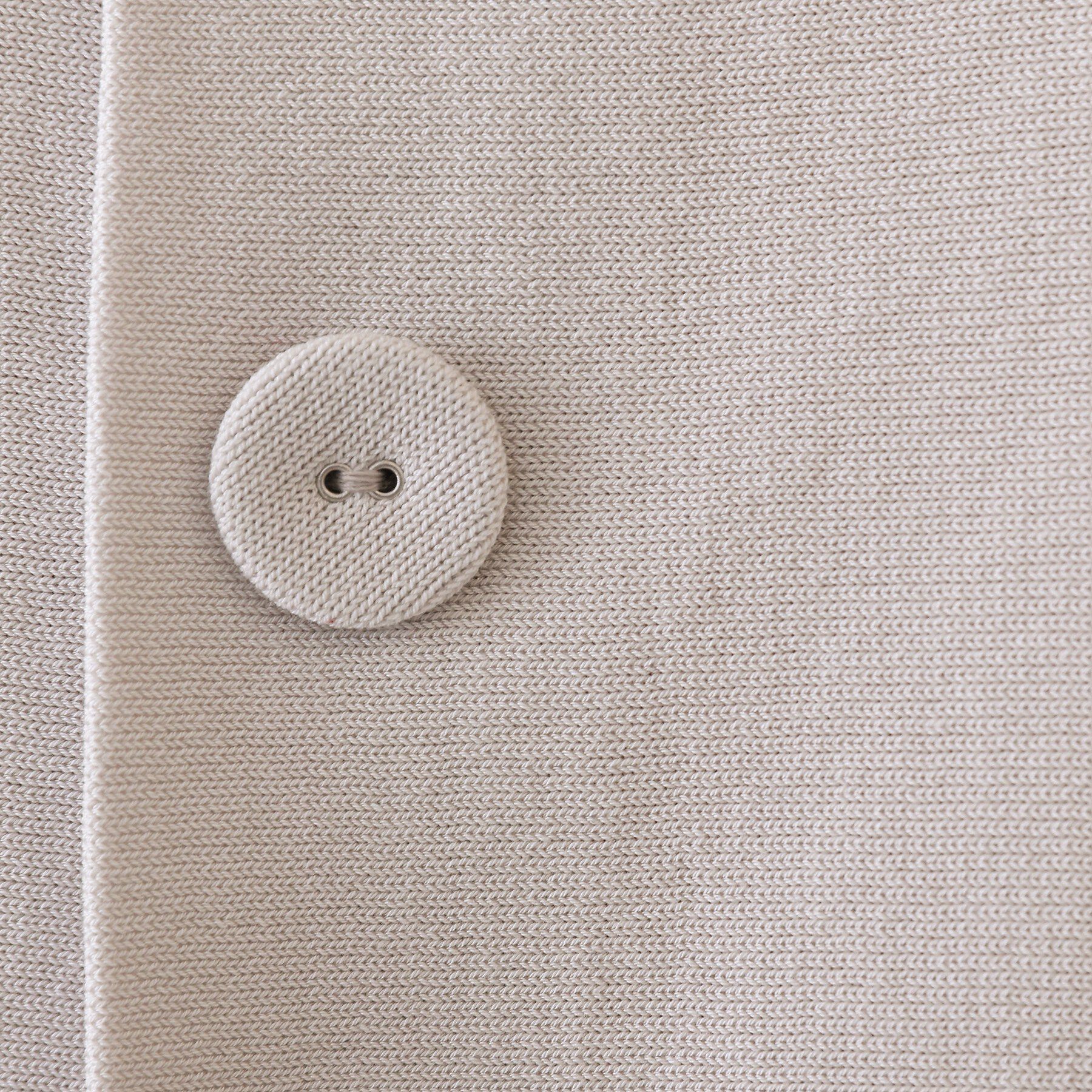 Dessin「【洗える】後ろボタンニットプルオーバー七分袖」|ニット・セーター|