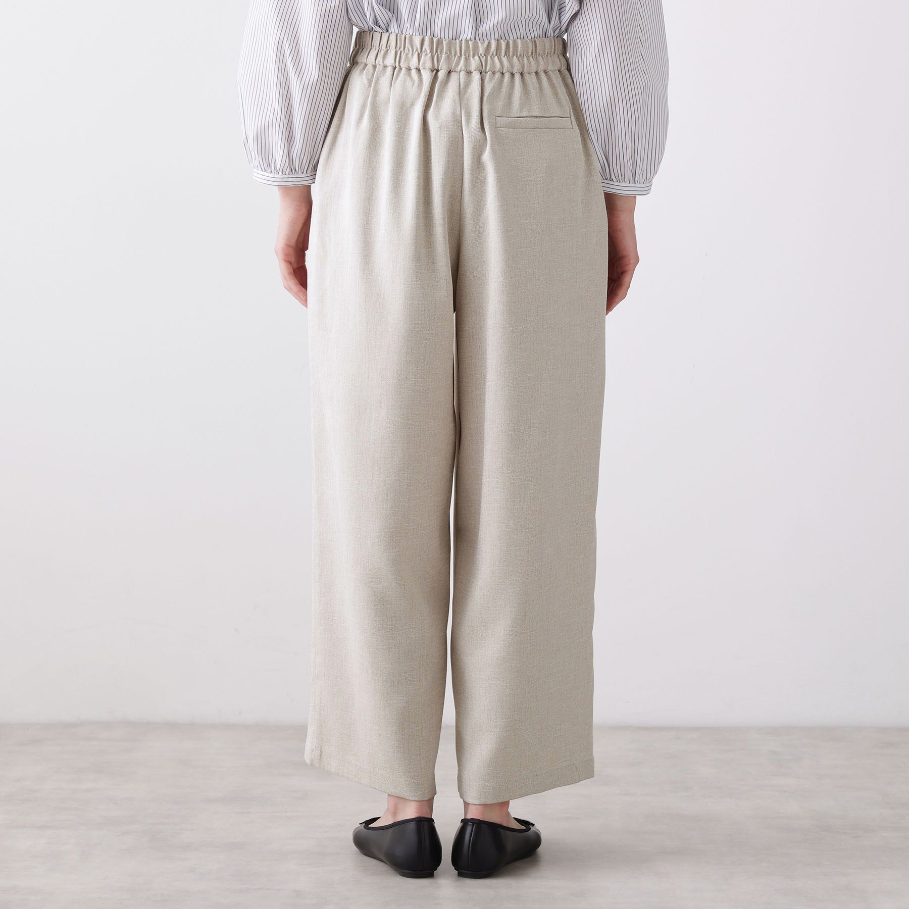 Dessin「【セットアップ可/洗える】リネンライクワイドパンツ」|その他|
