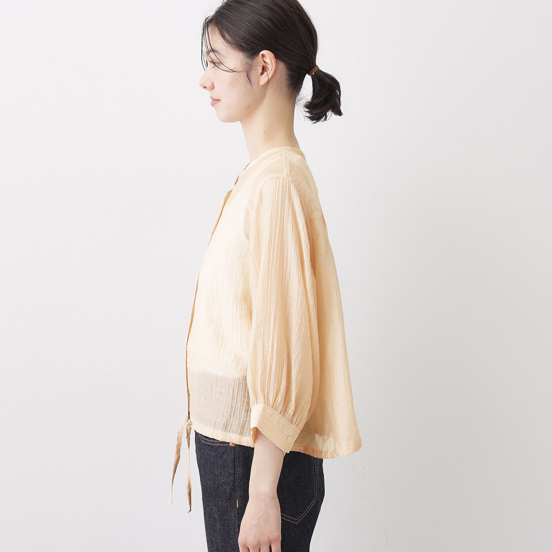 Dessin「【洗える】シアードロストブラウス」|シャツ・ブラウス|