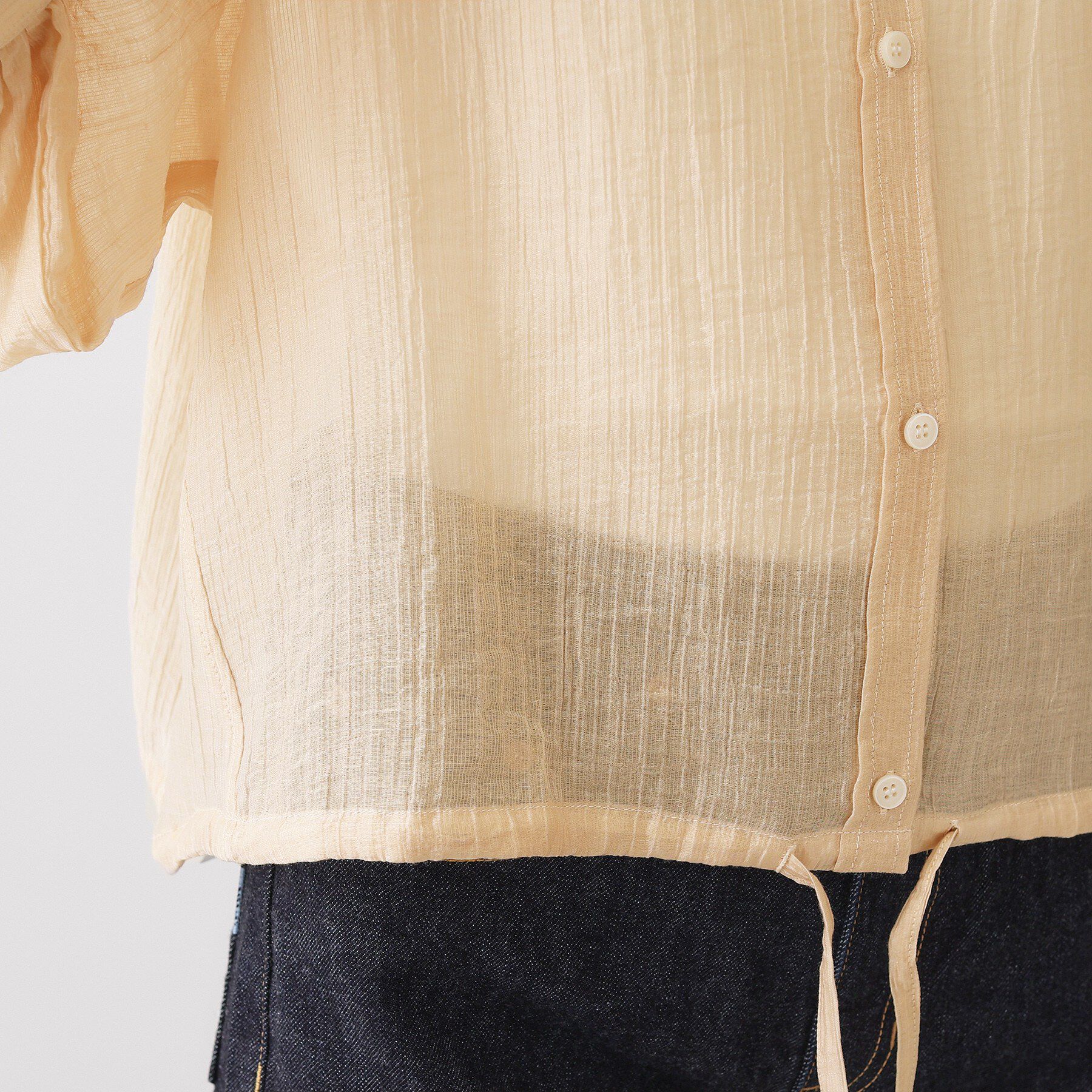 Dessin「【洗える】シアードロストブラウス」|シャツ・ブラウス|