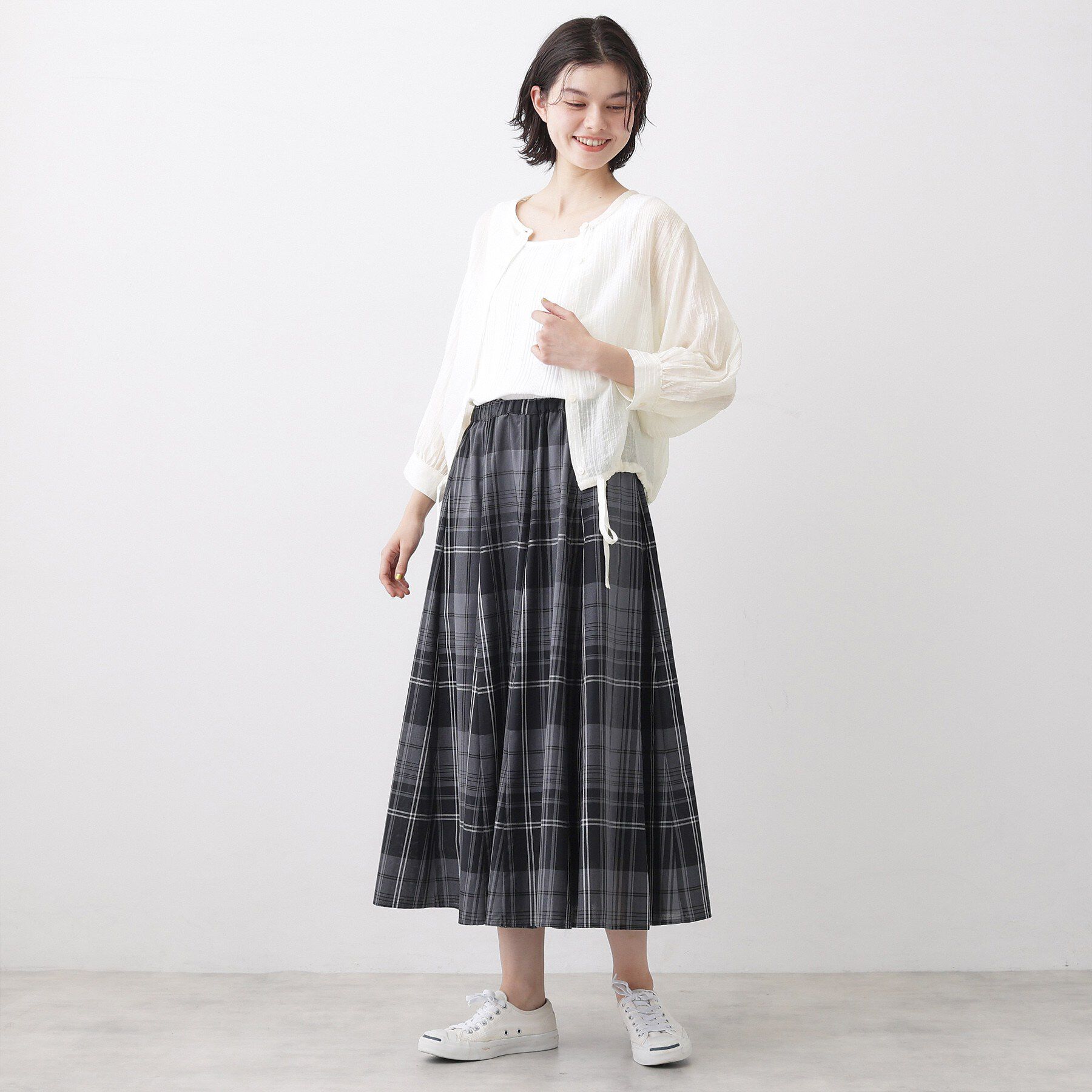 Dessin「【洗える】シアードロストブラウス」|シャツ・ブラウス|