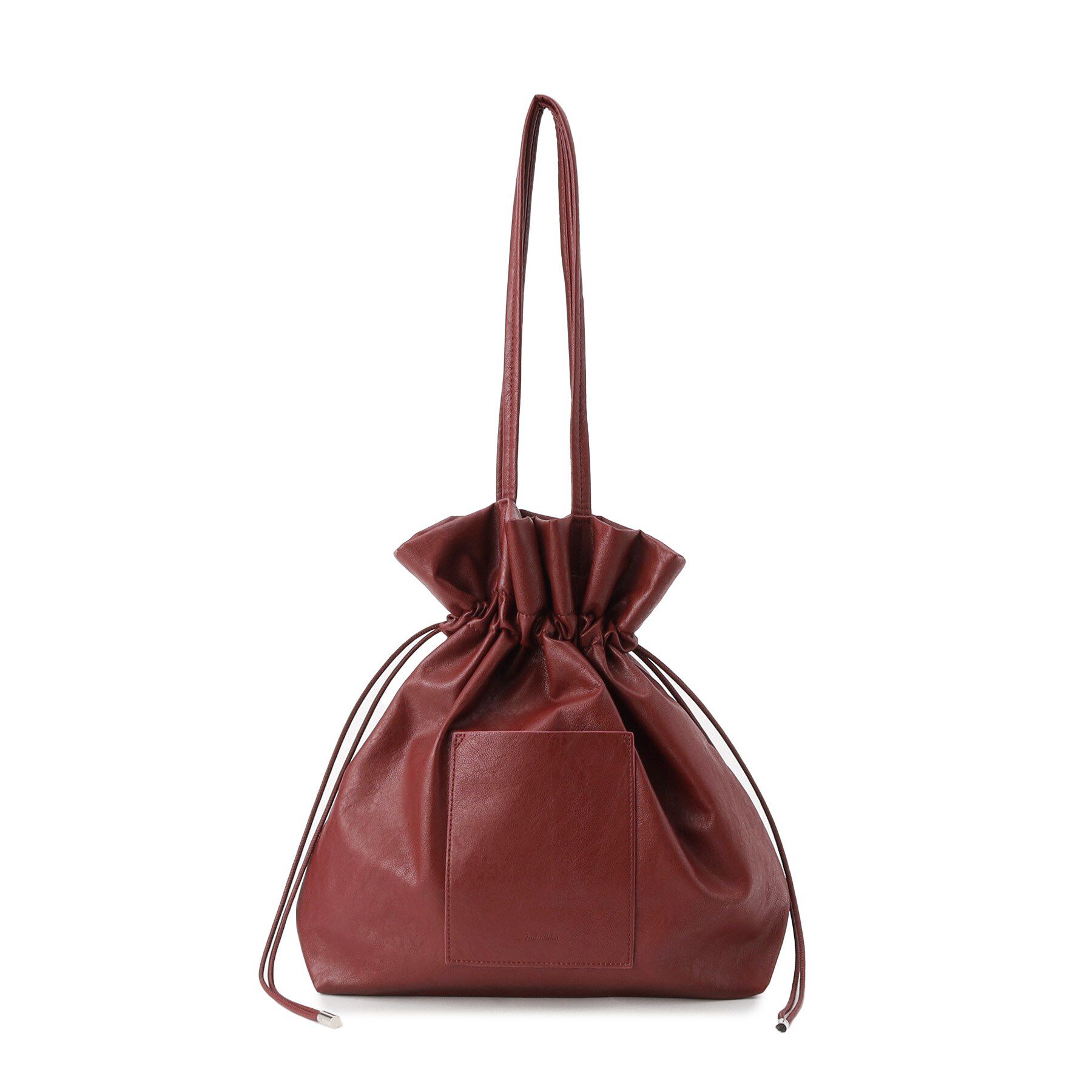 ITS&rsquo;DEMO「【軽量／A4対応】合皮巾着トート」|トートバッグ|