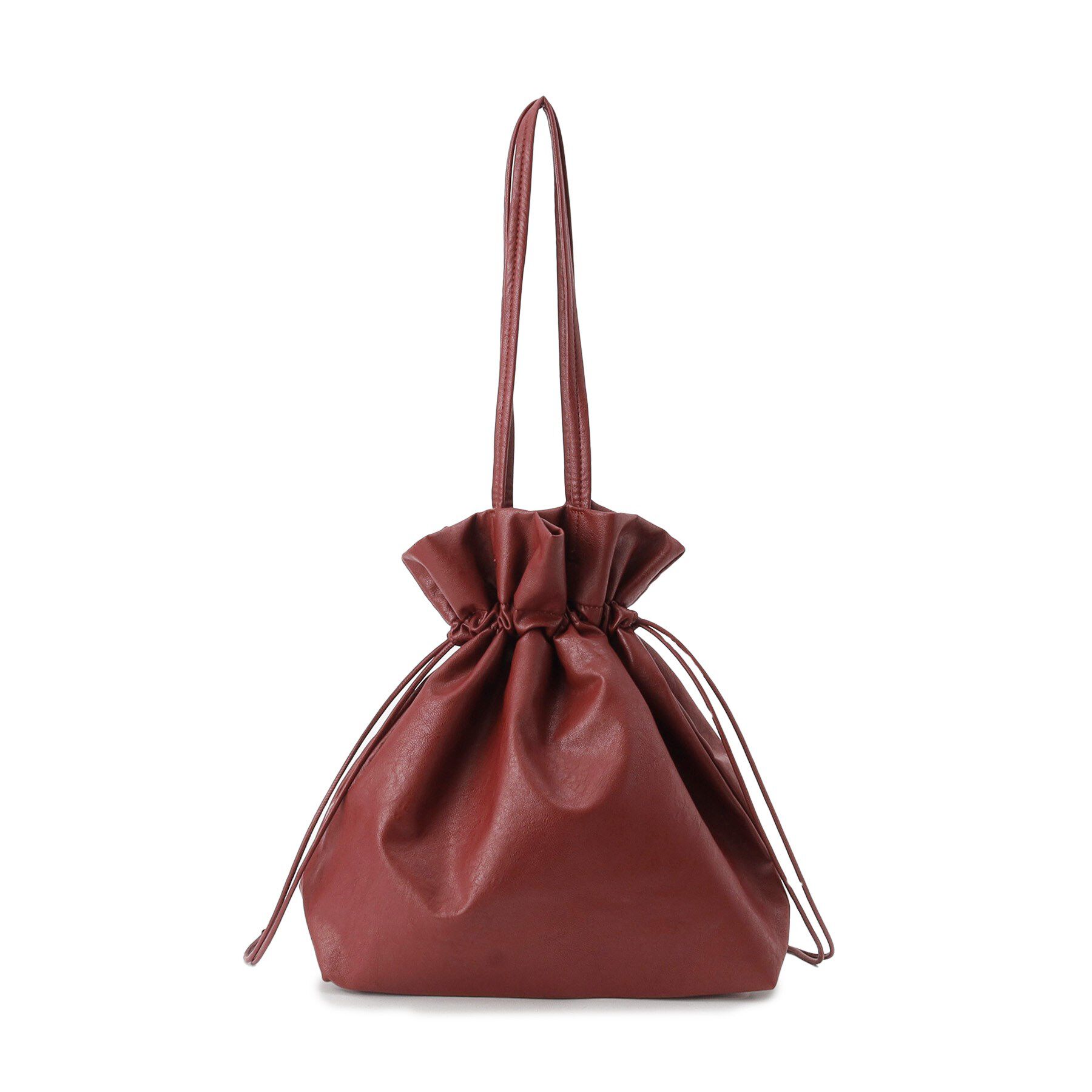 ITS&rsquo;DEMO「【軽量／A4対応】合皮巾着トート」|トートバッグ|