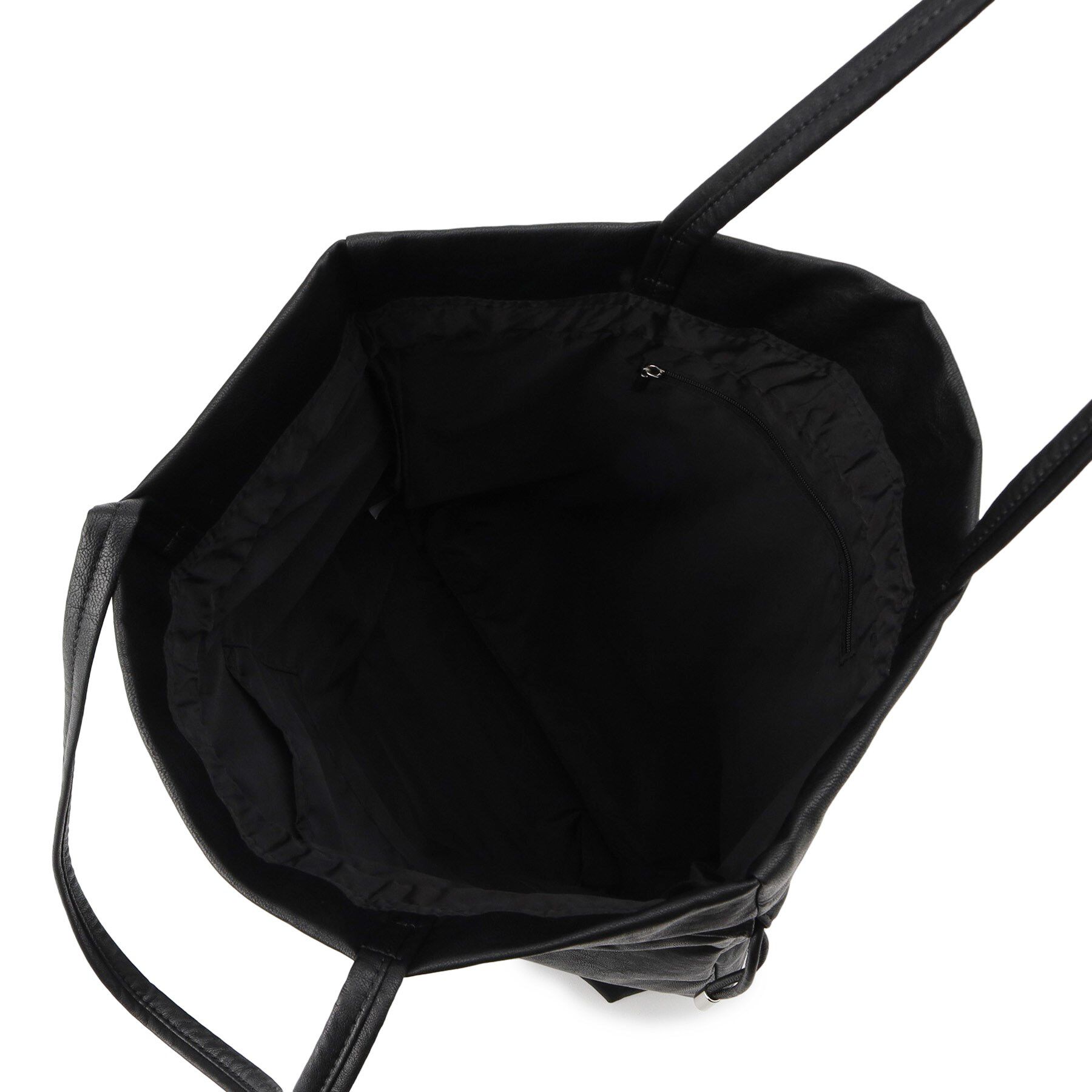 ITS&rsquo;DEMO「【軽量／A4対応】合皮巾着トート」|トートバッグ|