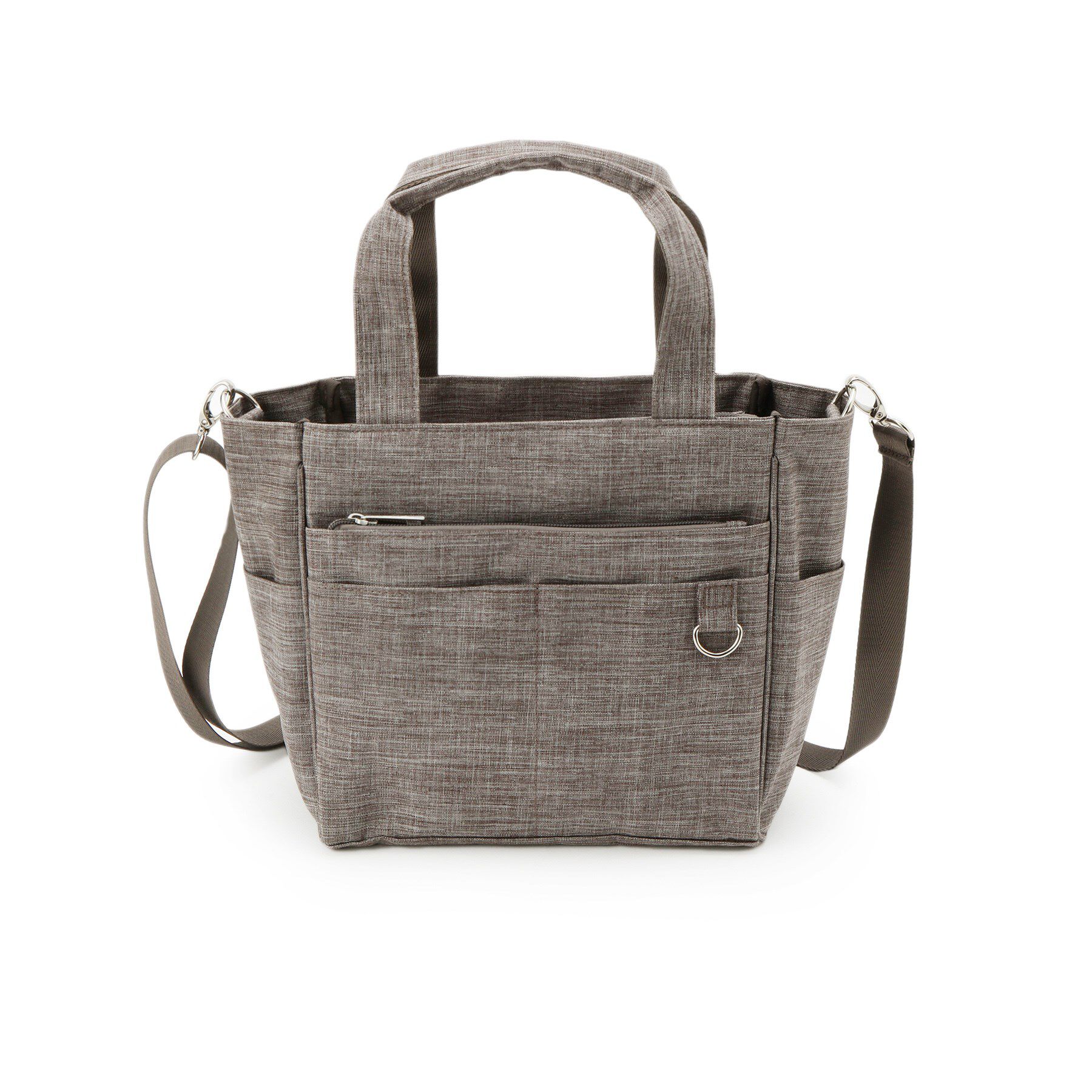 ITS&rsquo;DEMO「【13ポケット】杢調2WAYトート」|トートバッグ|