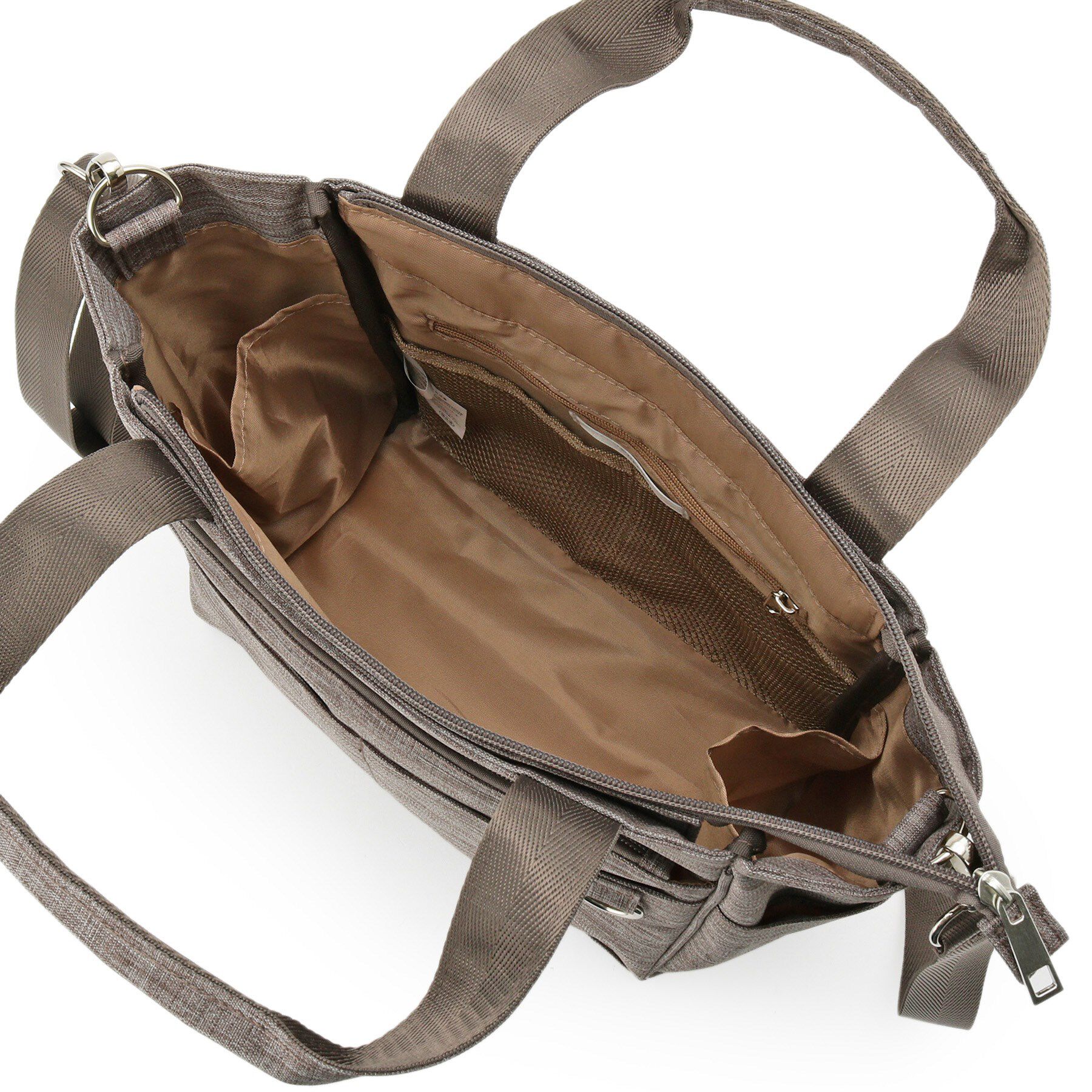 ITS&rsquo;DEMO「【13ポケット】杢調2WAYトート」|トートバッグ|