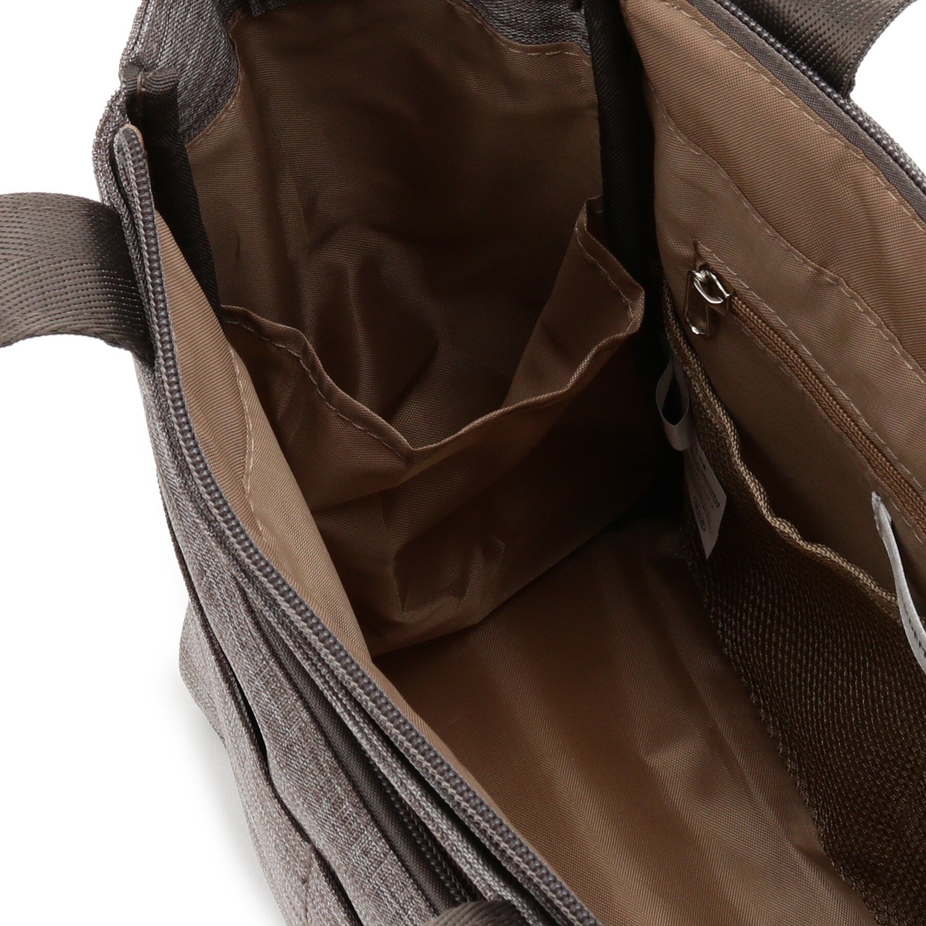 ITS&rsquo;DEMO「【13ポケット】杢調2WAYトート」|トートバッグ|