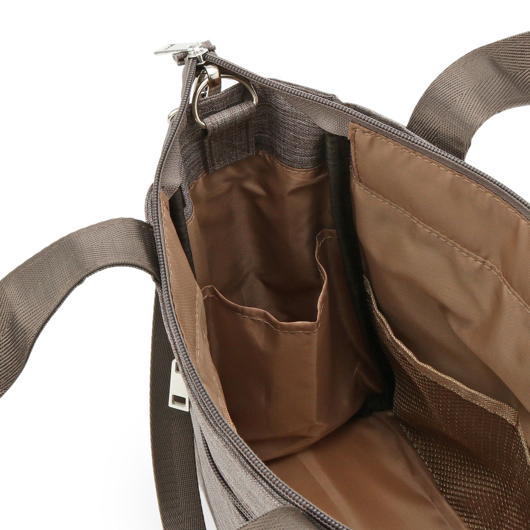 ITS&rsquo;DEMO「【13ポケット】杢調2WAYトート」|トートバッグ|