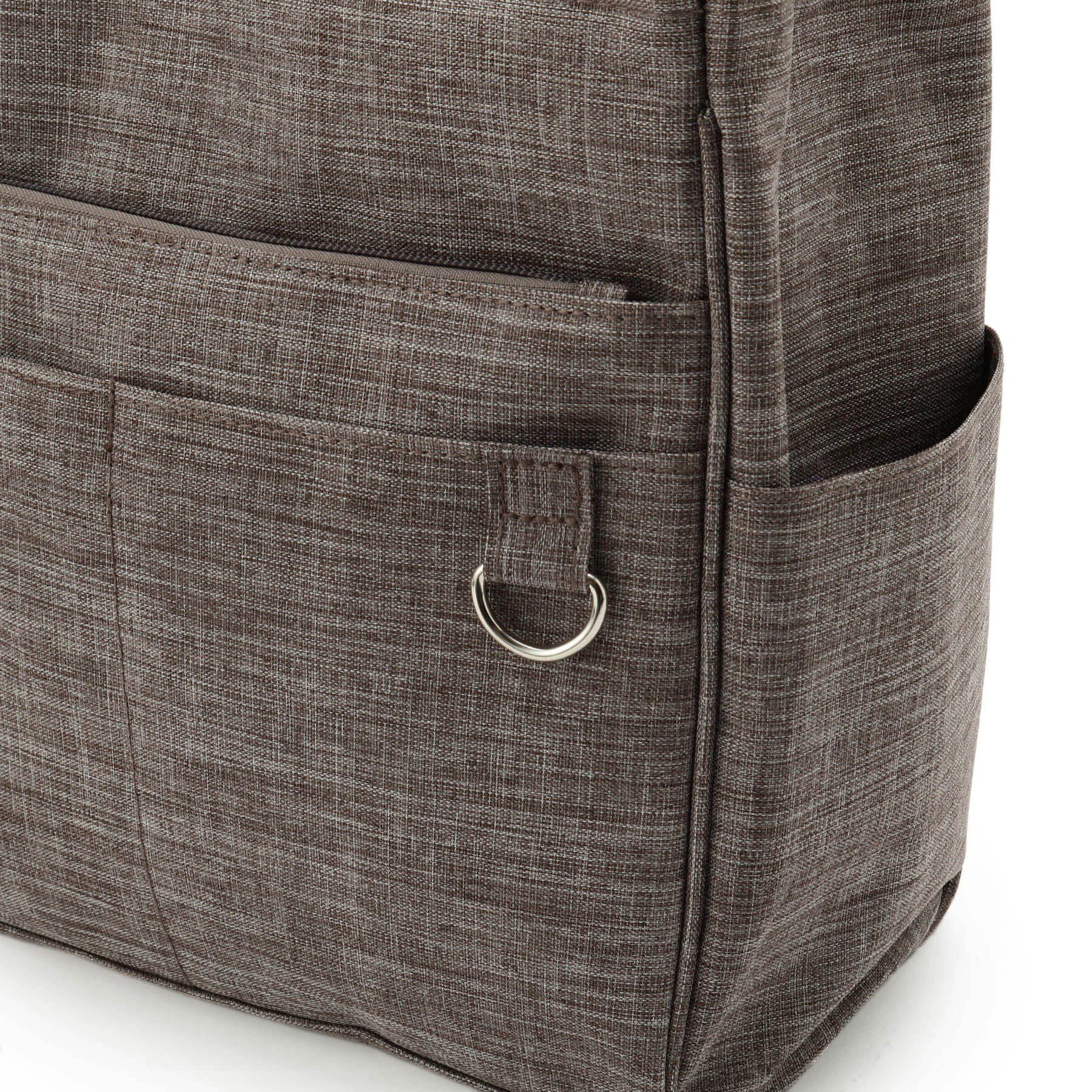 ITS&rsquo;DEMO「【13ポケット】杢調2WAYトート」|トートバッグ|