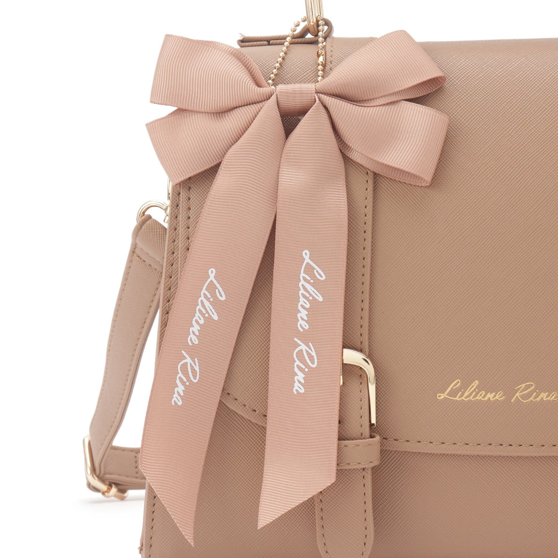 Ober Tashe「リボンチャーム付き3WAYサッチェル」|リュック|