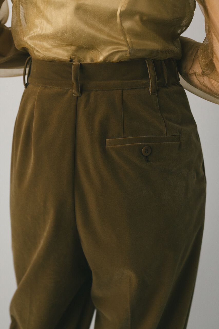 STYLEMIXER「ベルベットツータックパンツ」|その他|