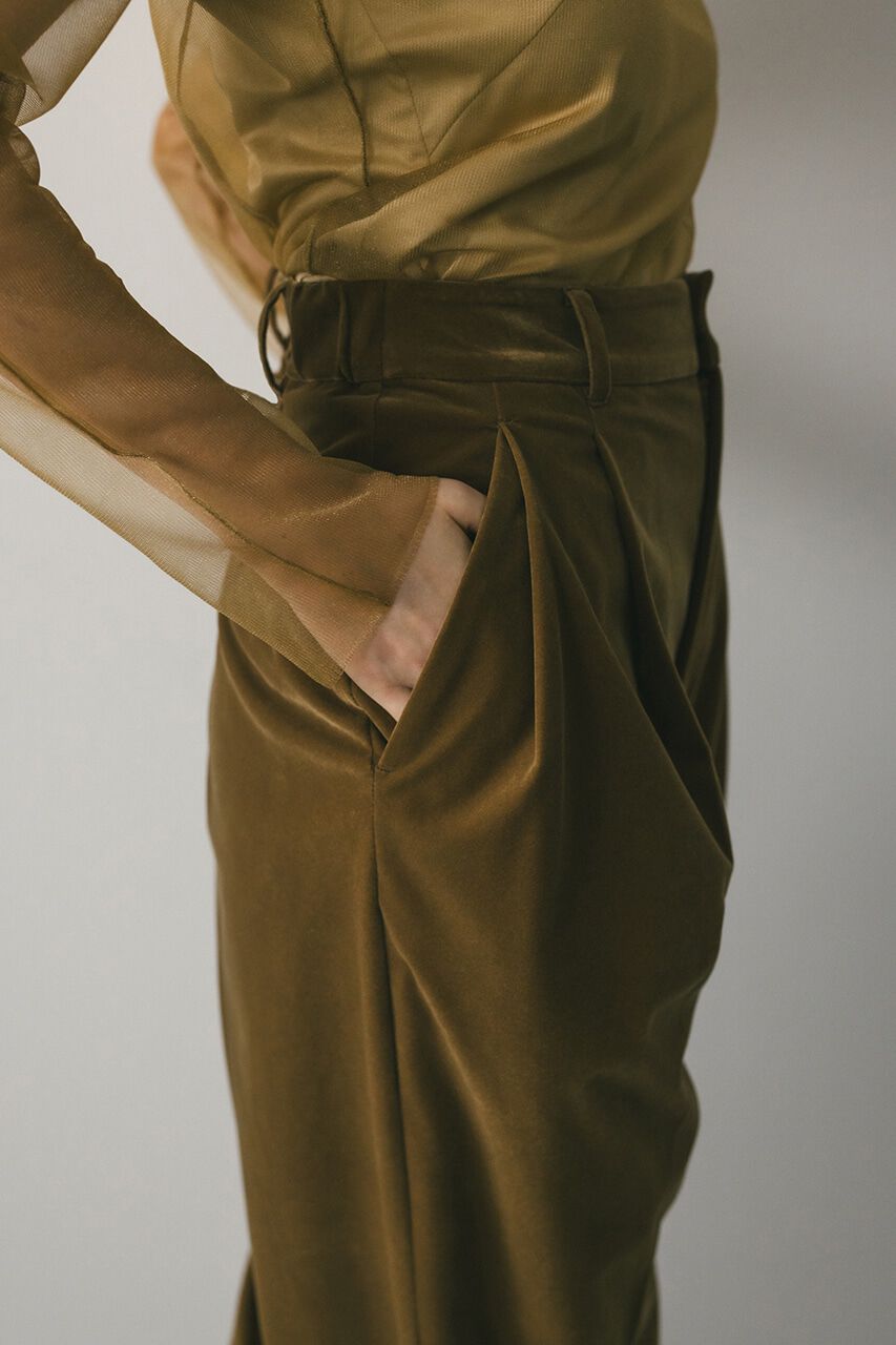 STYLEMIXER「ベルベットツータックパンツ」|その他|