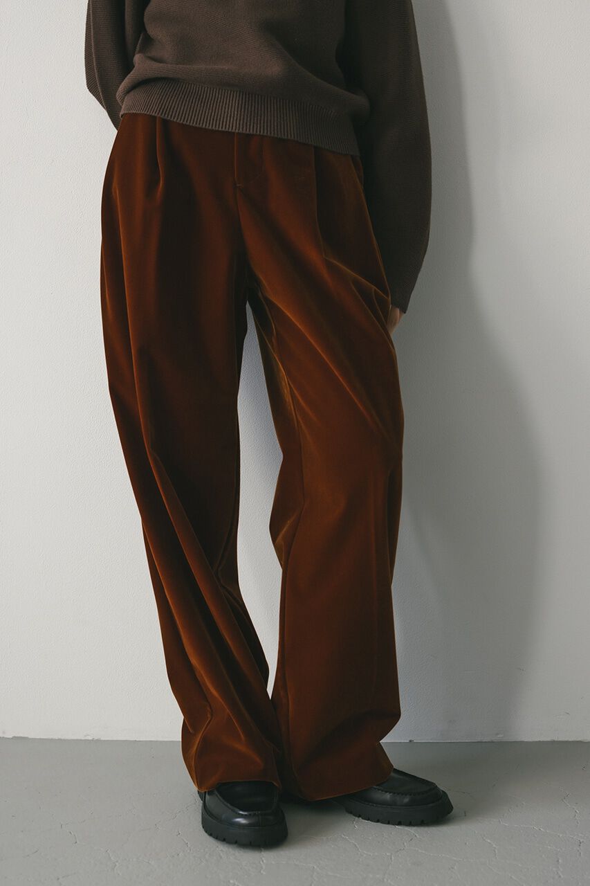 STYLEMIXER「ベルベットツータックパンツ」|その他|