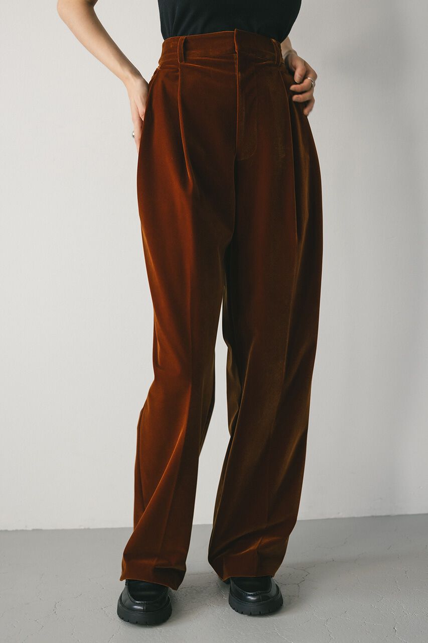 STYLEMIXER「ベルベットツータックパンツ」|その他|