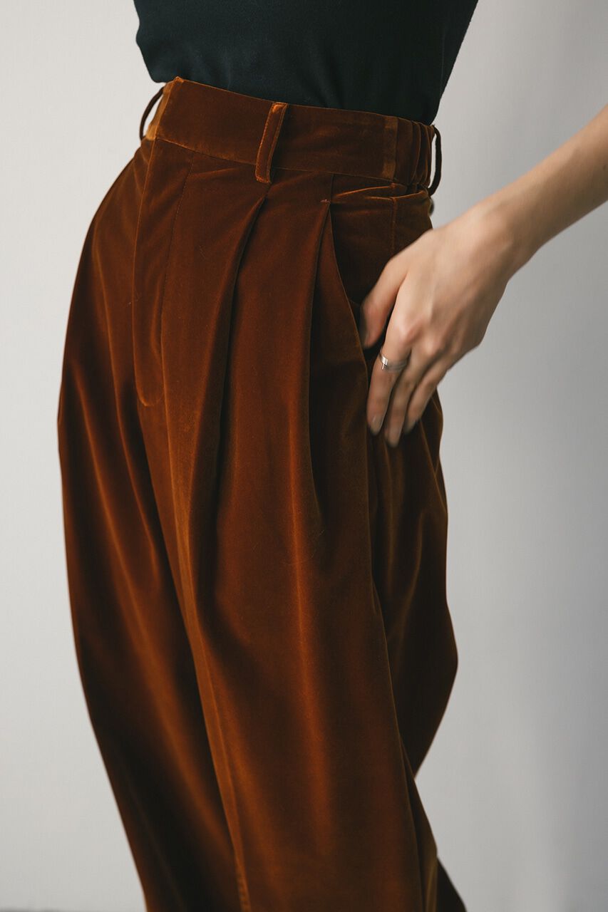 STYLEMIXER「ベルベットツータックパンツ」|その他|