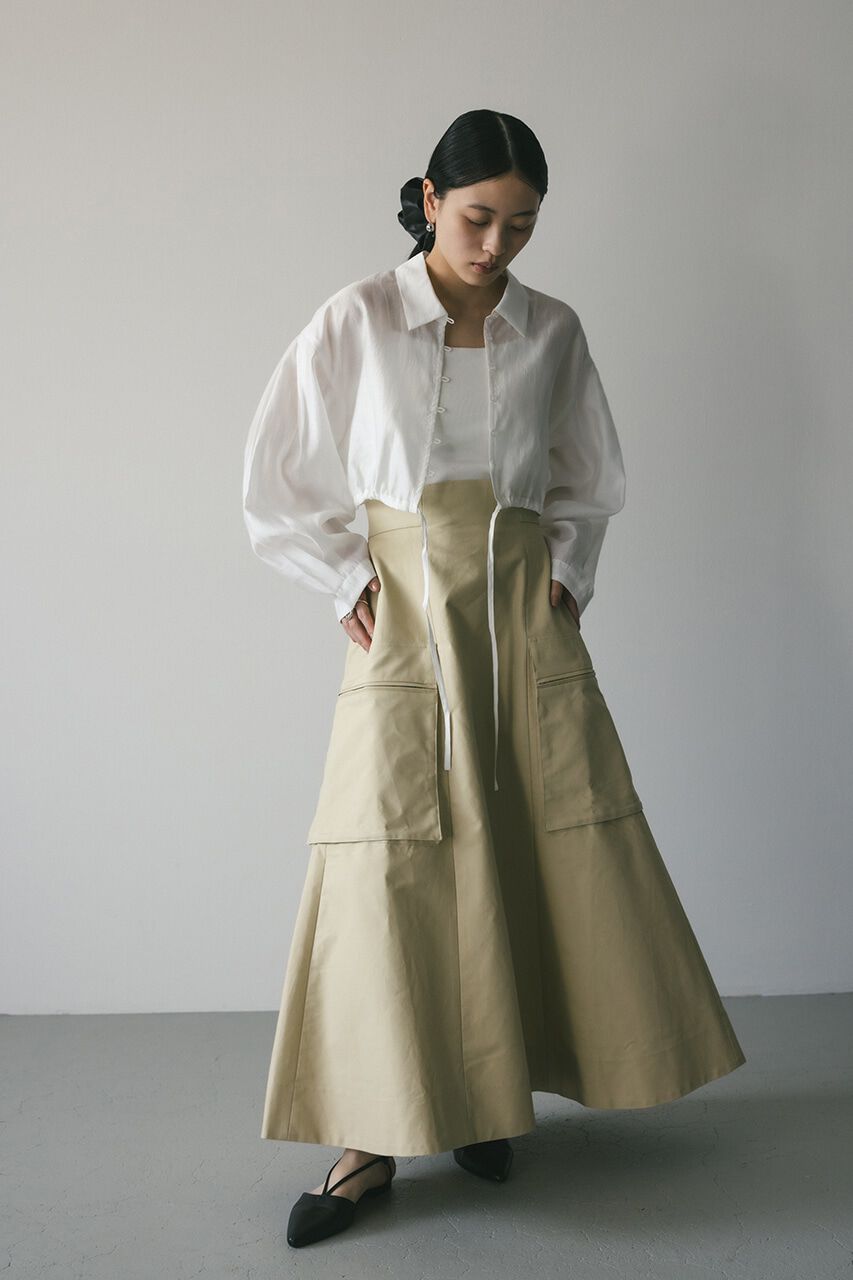 STYLEMIXER「ショートシアーシャツ」|シャツ・ブラウス|