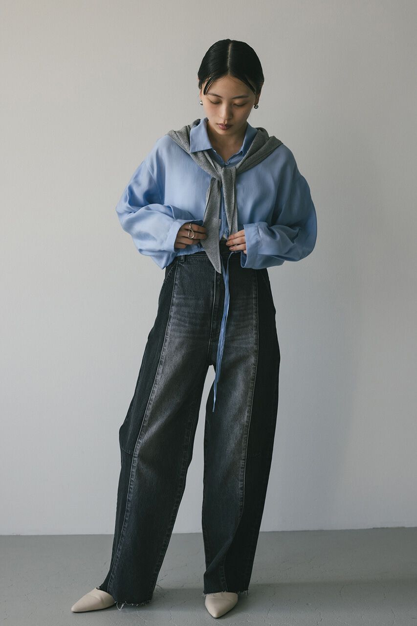 STYLEMIXER「ショートシアーシャツ」|シャツ・ブラウス|