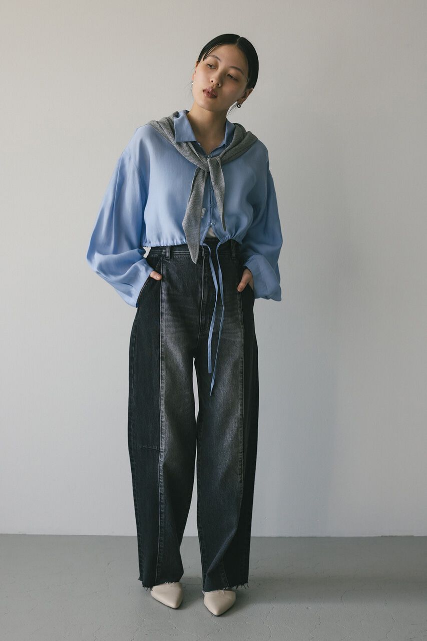 STYLEMIXER「ショートシアーシャツ」|シャツ・ブラウス|