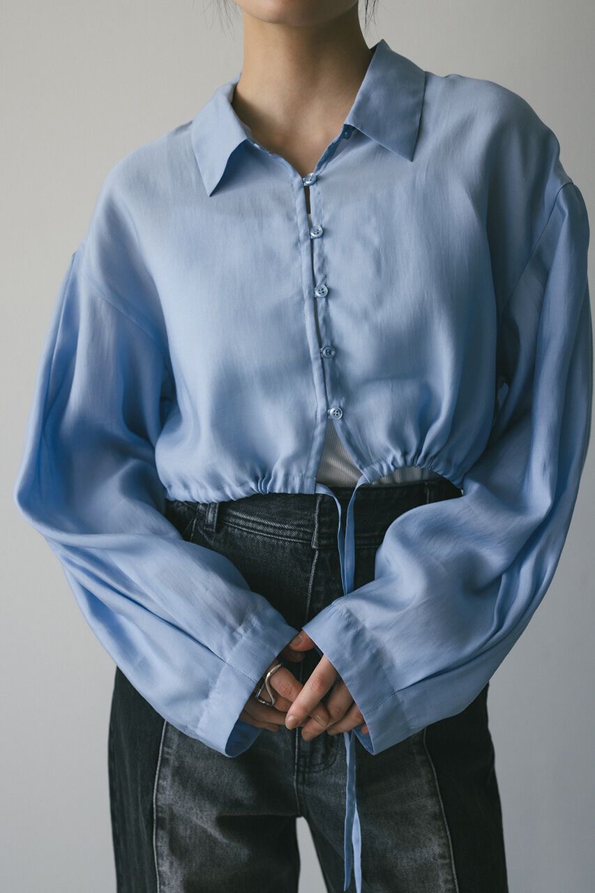 STYLEMIXER「ショートシアーシャツ」|シャツ・ブラウス|