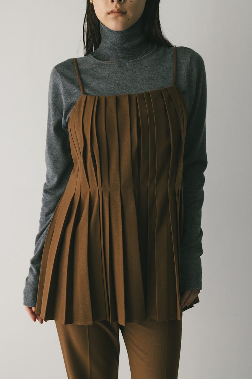 STYLEMIXER「タッキングペプラムキャミ」|キャミソール|