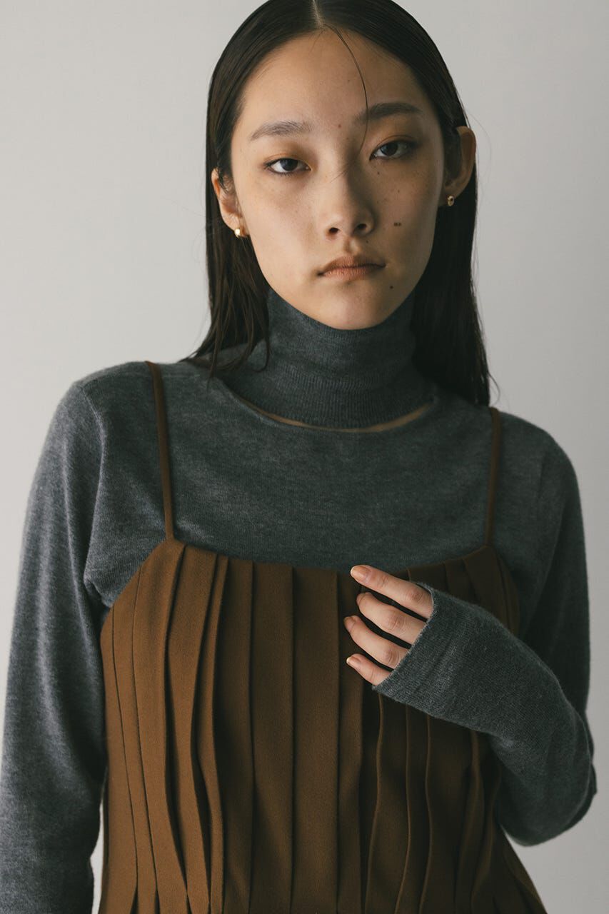 STYLEMIXER「タッキングペプラムキャミ」|キャミソール|