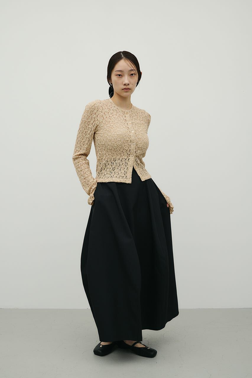 STYLEMIXER「タックショルダーレースカーデ」|Tシャツ・カットソー|