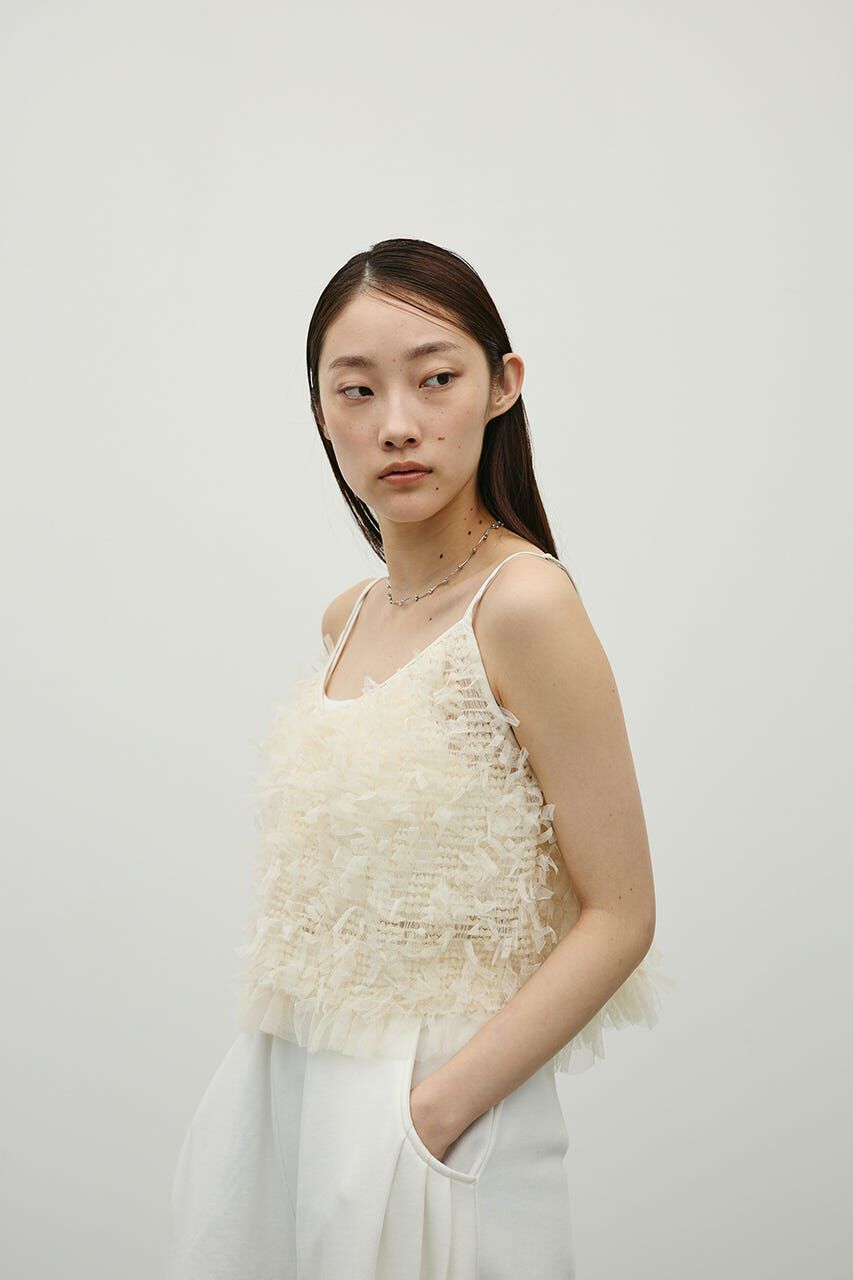 STYLEMIXER「チュールフリルキャミ」|キャミソール|