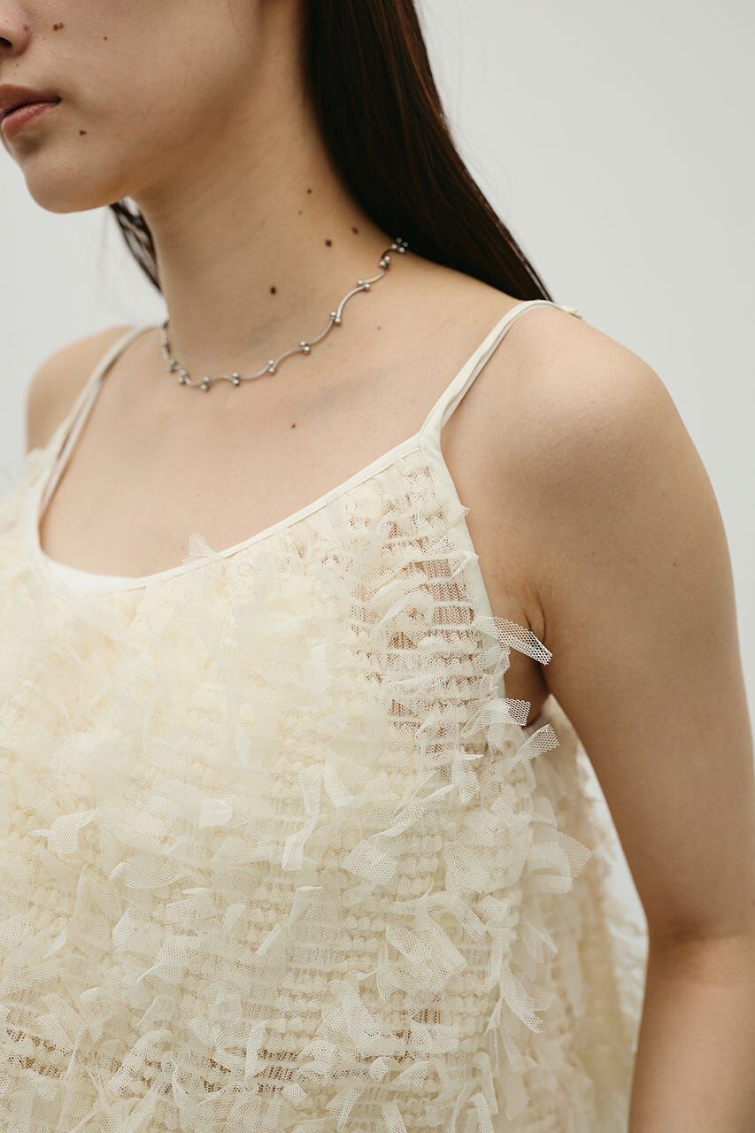 STYLEMIXER「チュールフリルキャミ」|キャミソール|