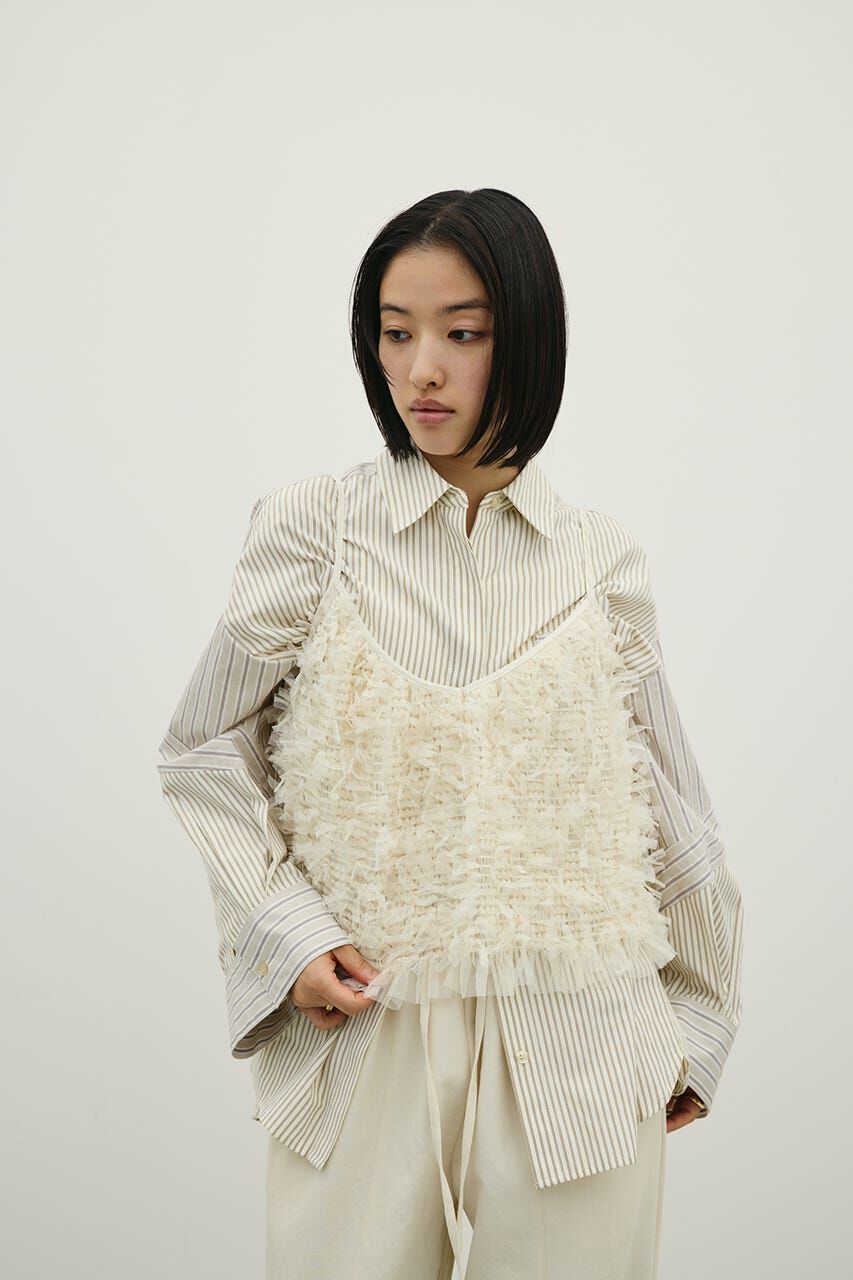 STYLEMIXER「チュールフリルキャミ」|キャミソール|