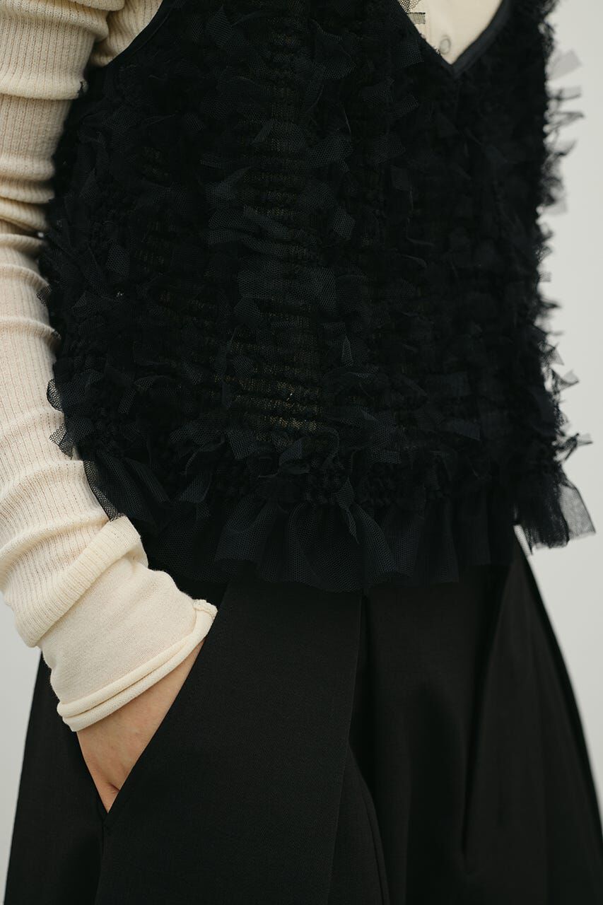 STYLEMIXER「チュールフリルキャミ」|キャミソール|