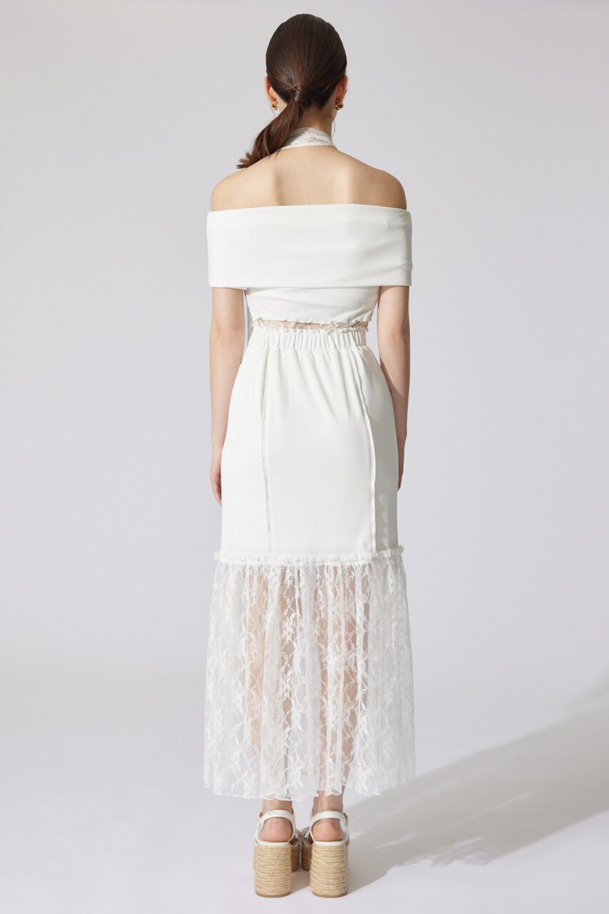 rienda「レースコンビオフショルカットワンピース」|ワンピース|